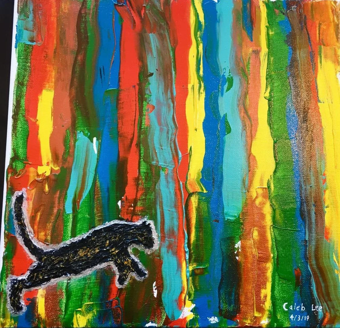 Art student: Caleb Lee, age 9