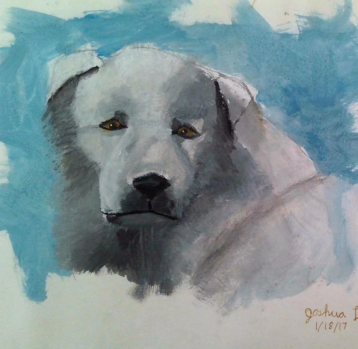 Art student: Joshua Lee, age 9.