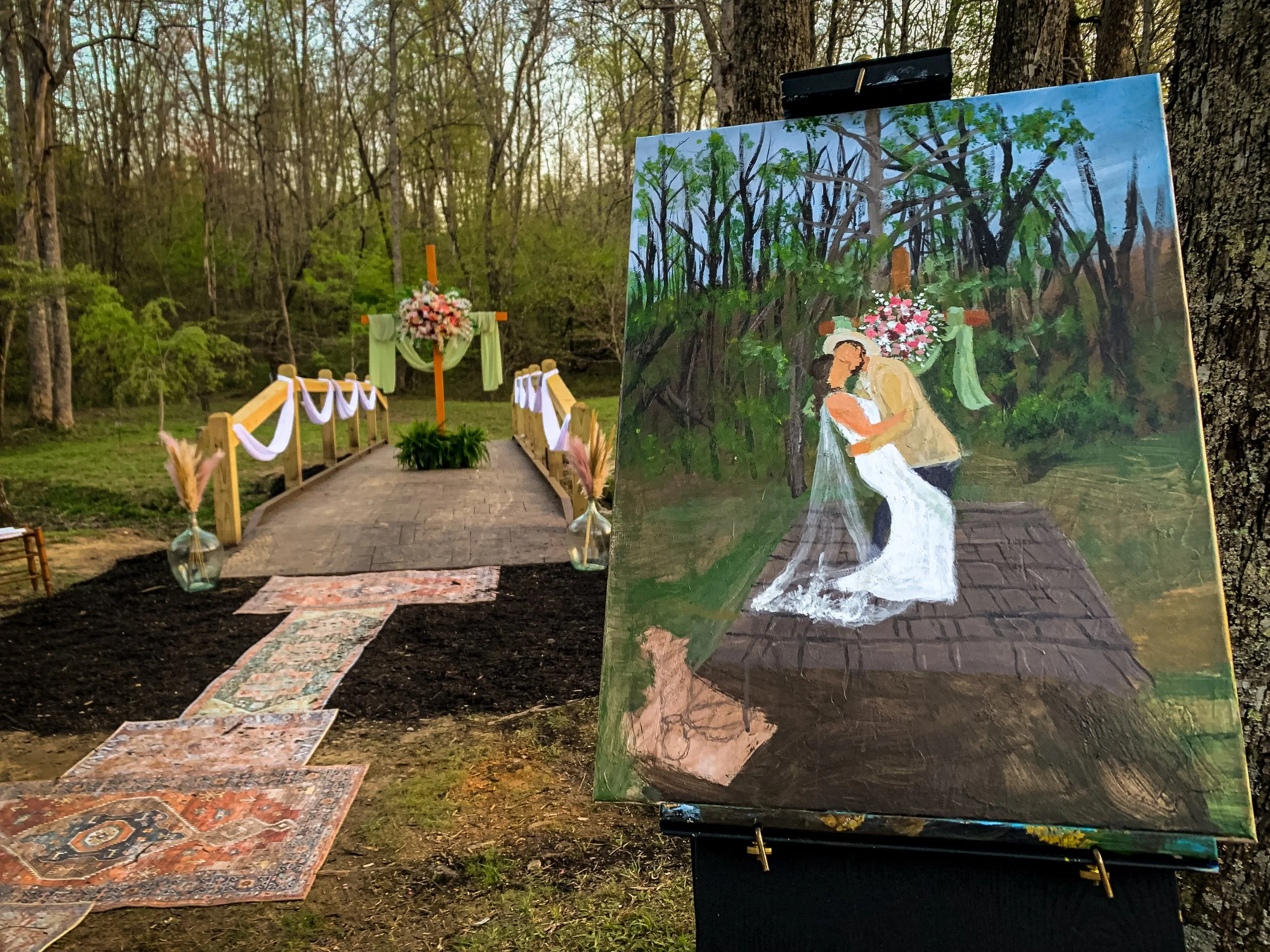 Live Wedding Painting Reeds.JPG