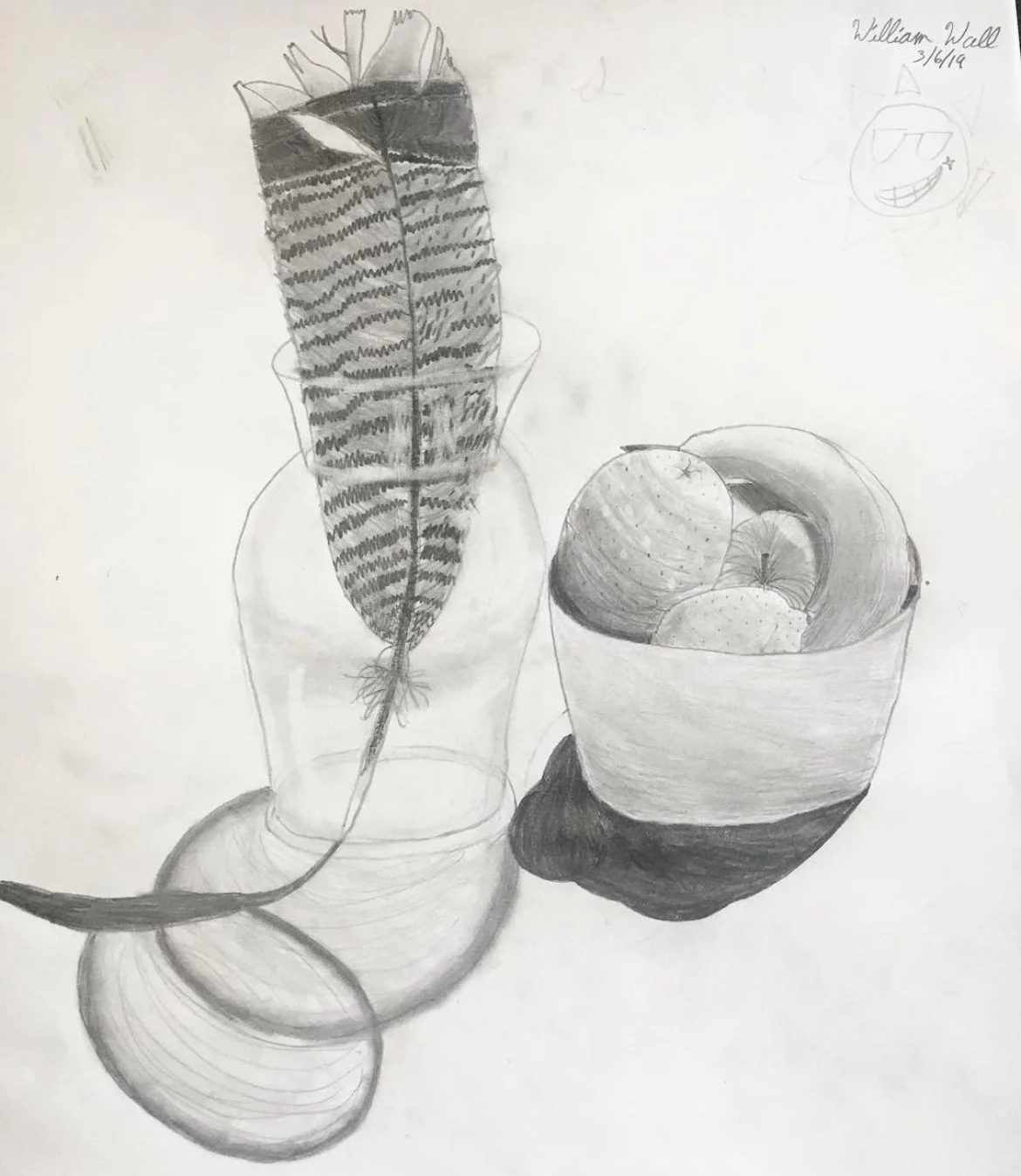 Art student: William Wall, age 11