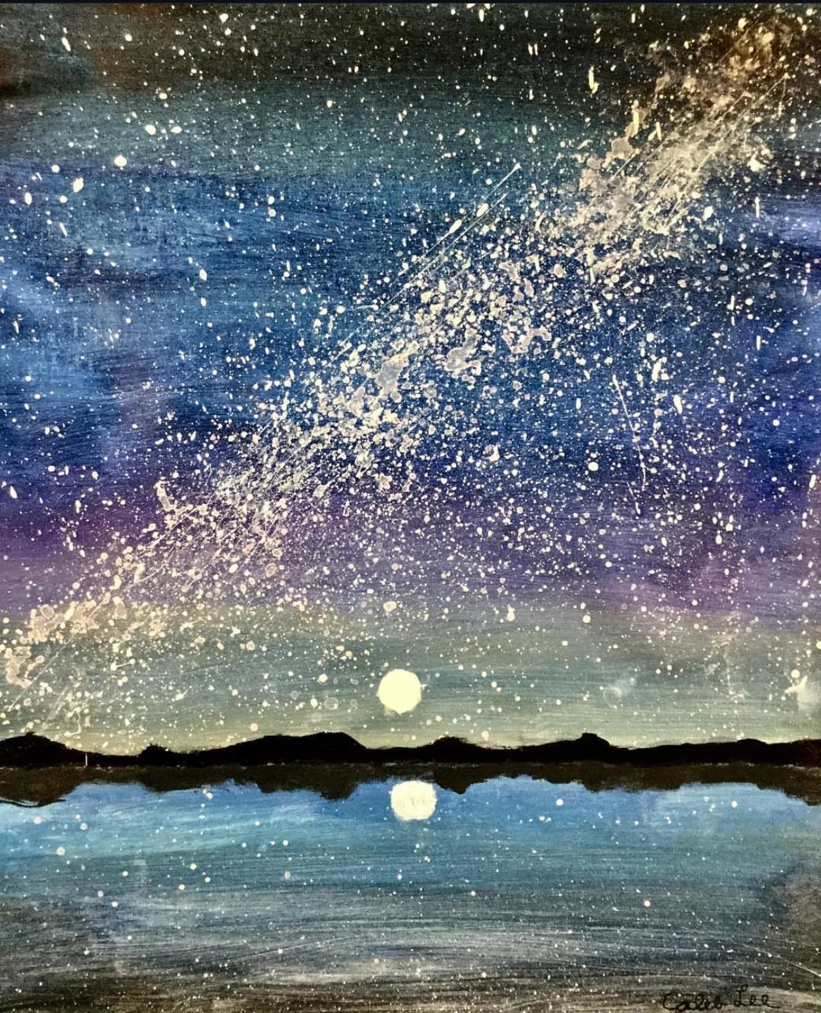 Art student: Caleb Lee, age 8