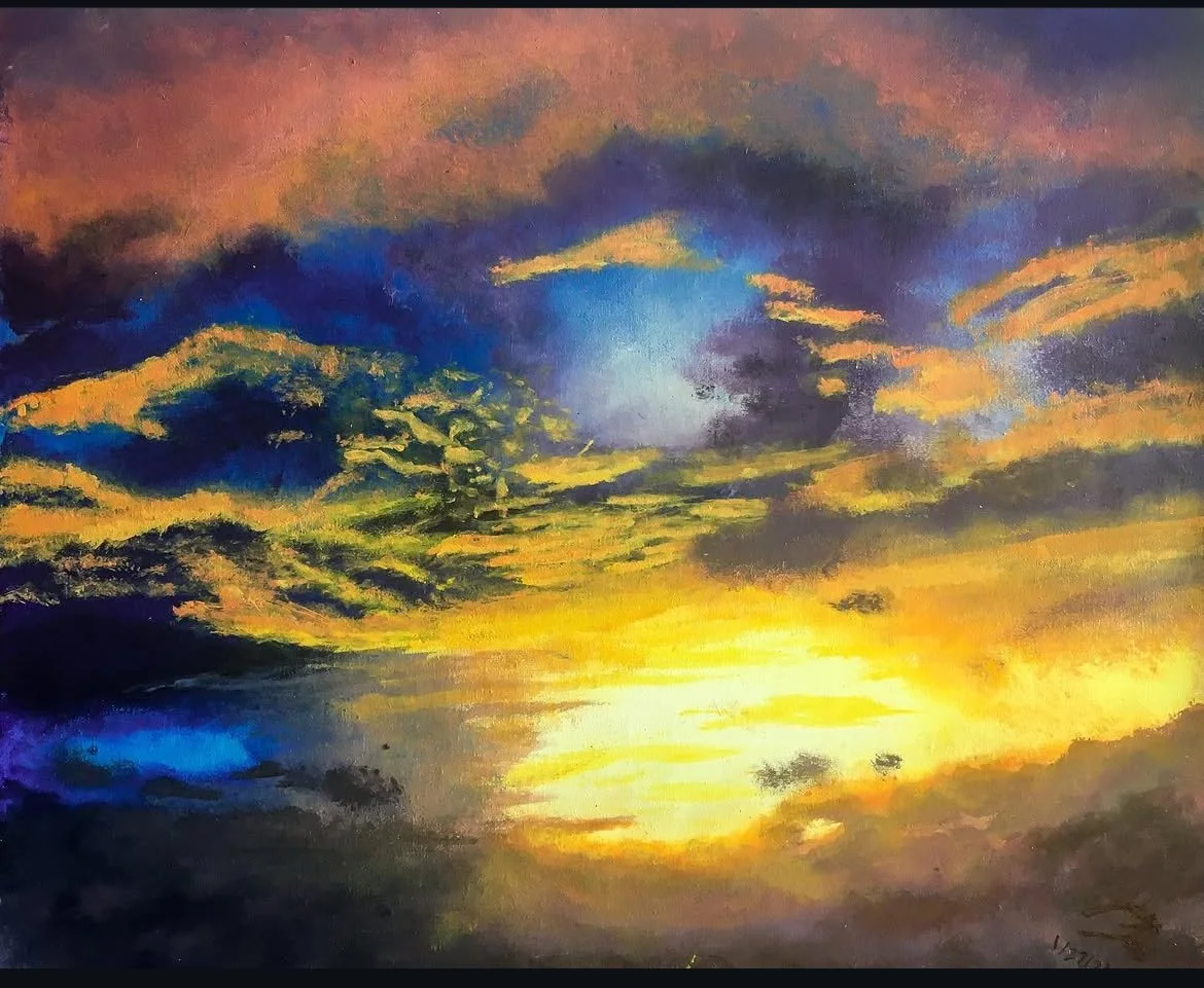 Art student: Joshua Lee, age 13