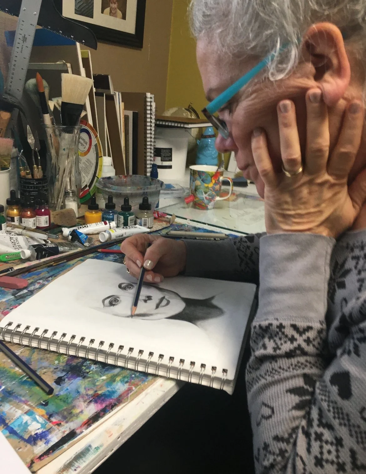 Art student: Linda Baskin