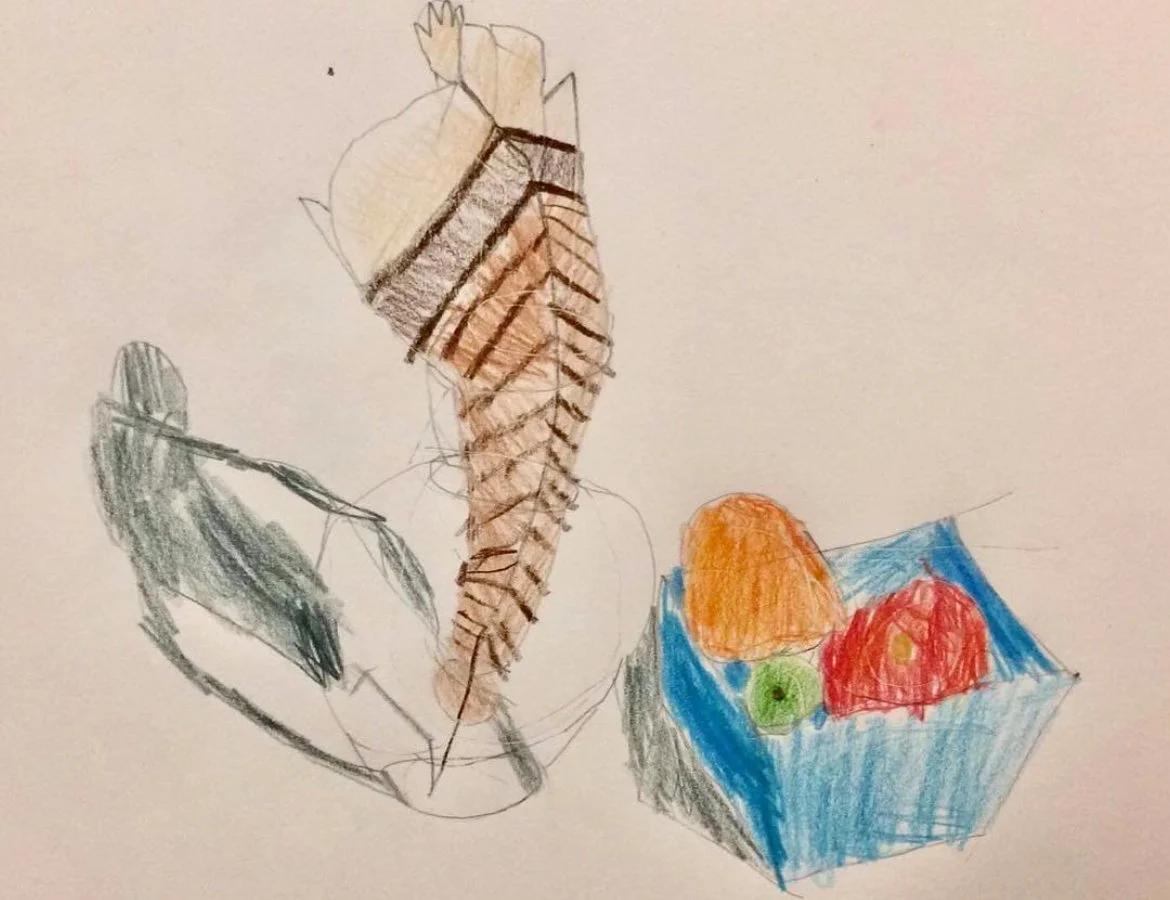 Art student: Alexandra Keith, age 7