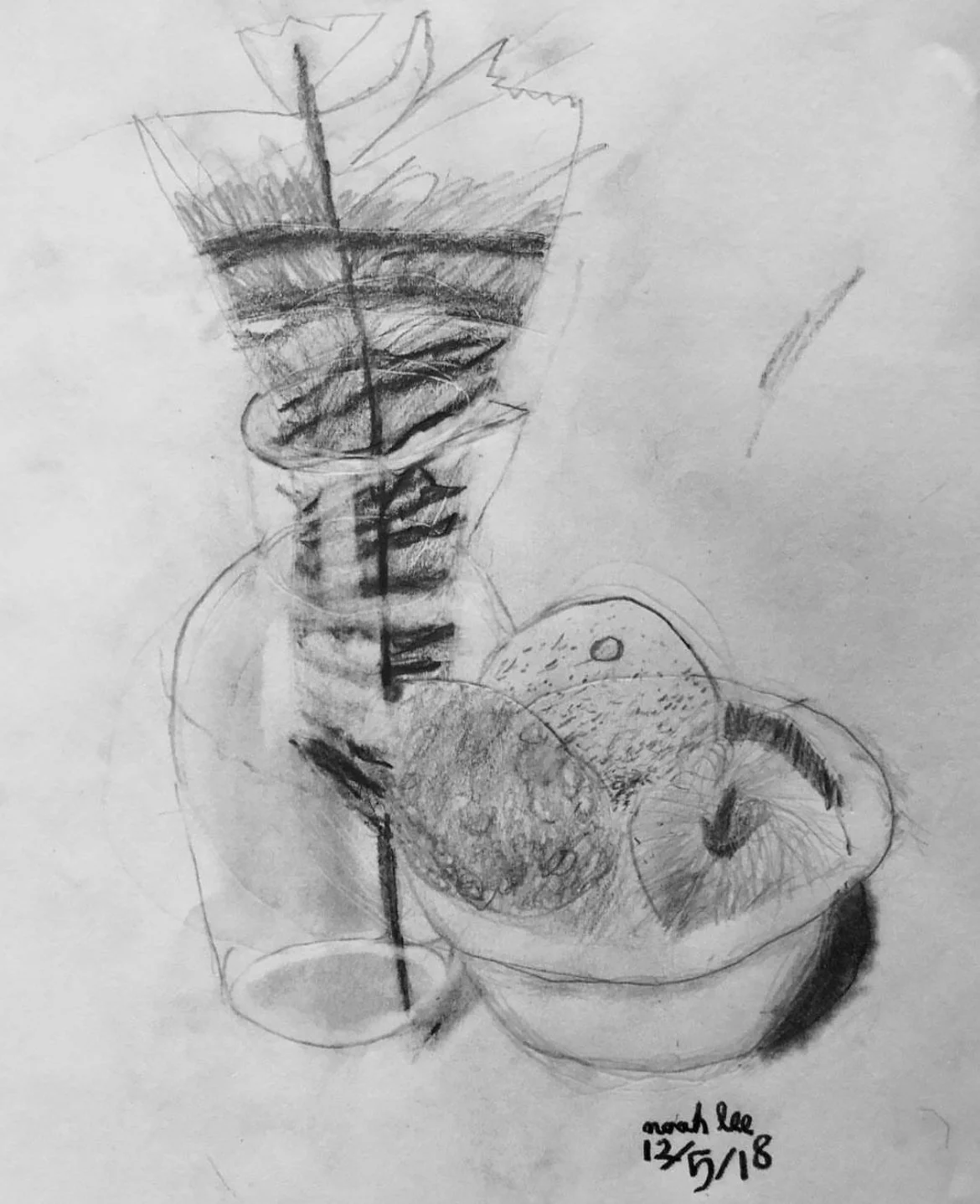 Art student: Noah Lee, age 7