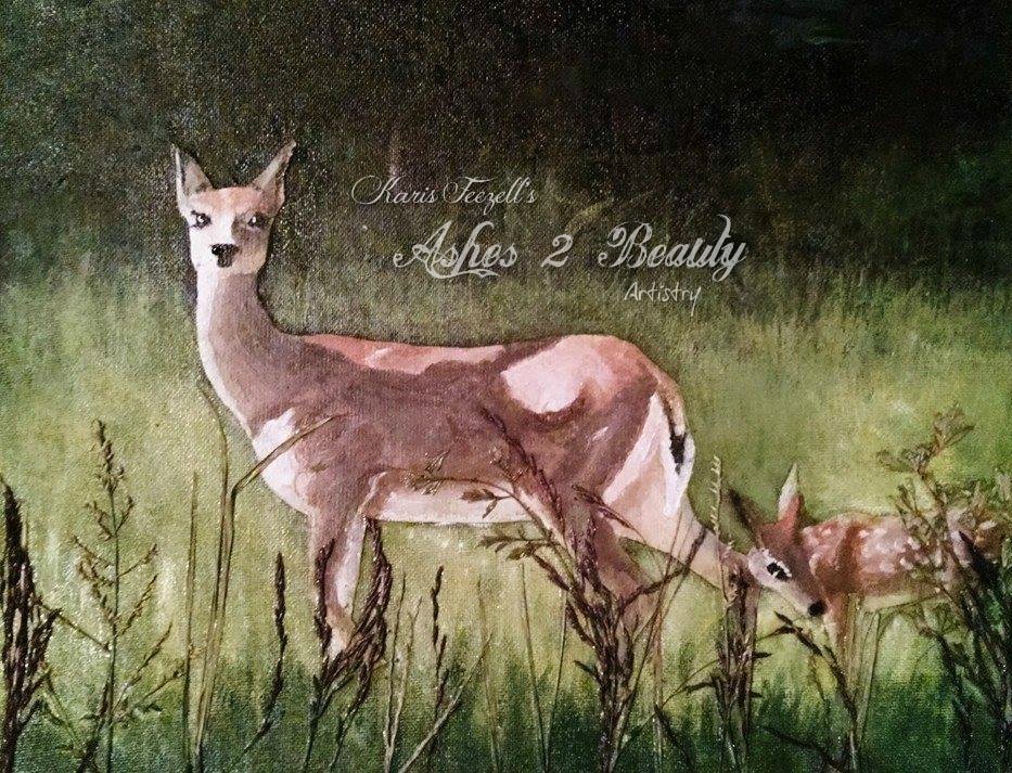  
 Texas Deer 
  11x14" mixed media, acrylics and dried grass on canvas commission. 
 
 
 September 16, 2014 
 