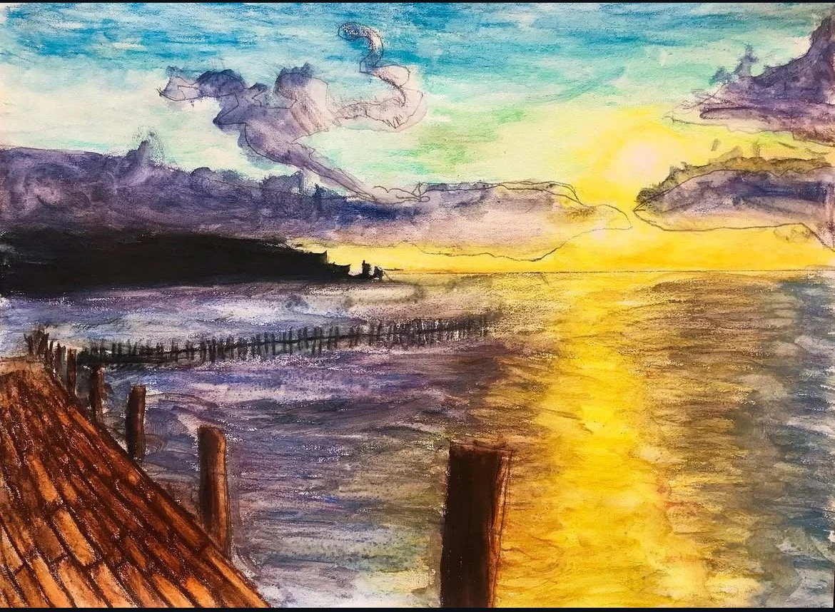 Art student: Noah Lee, age 8