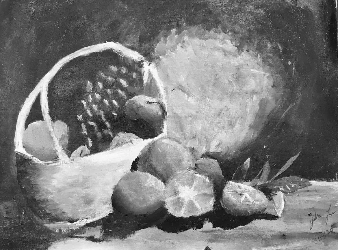 Art student: Joshua Lee, age 12