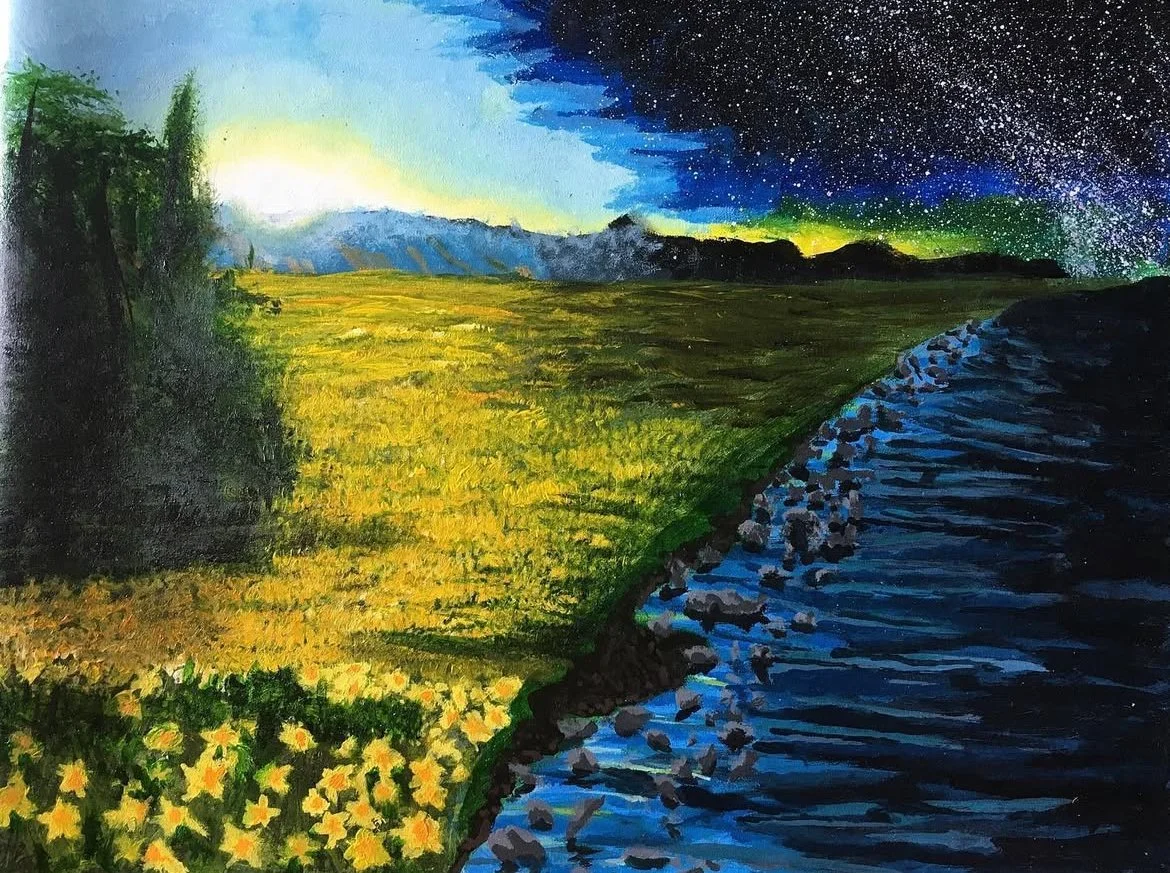 Art student: Joshua Lee, age 12