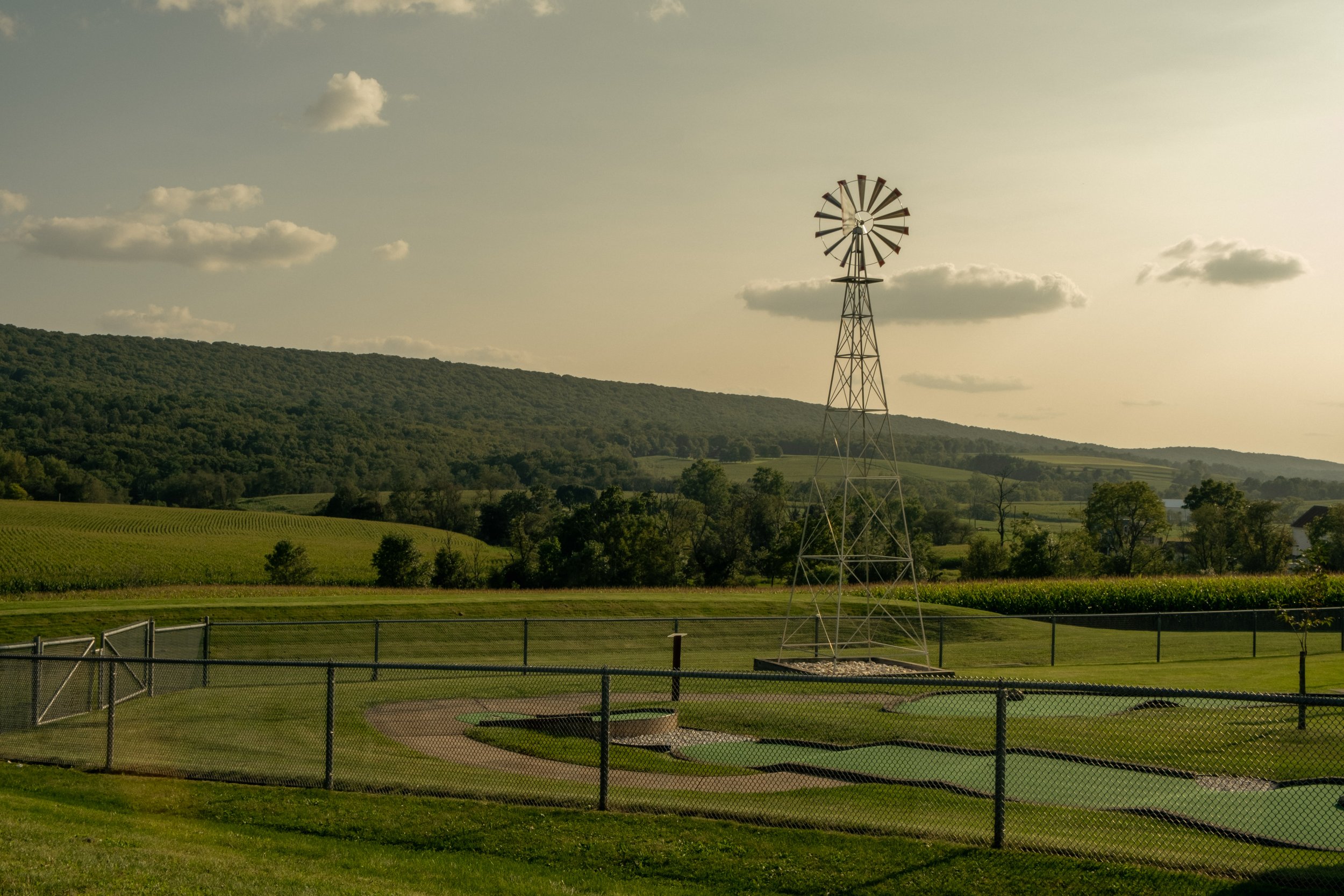 View of fields from Heisler's Creamery