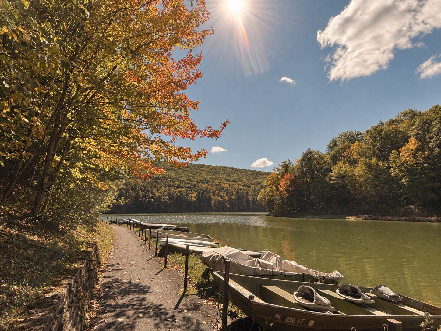 Tuscarora State Park in early fall