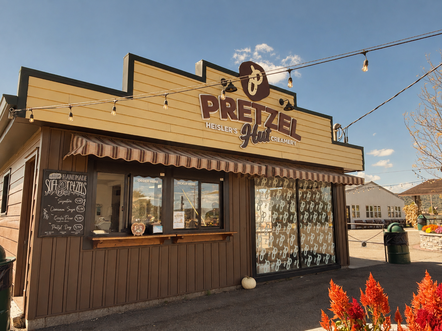 The Pretzel Hut at Heisler's Creamery