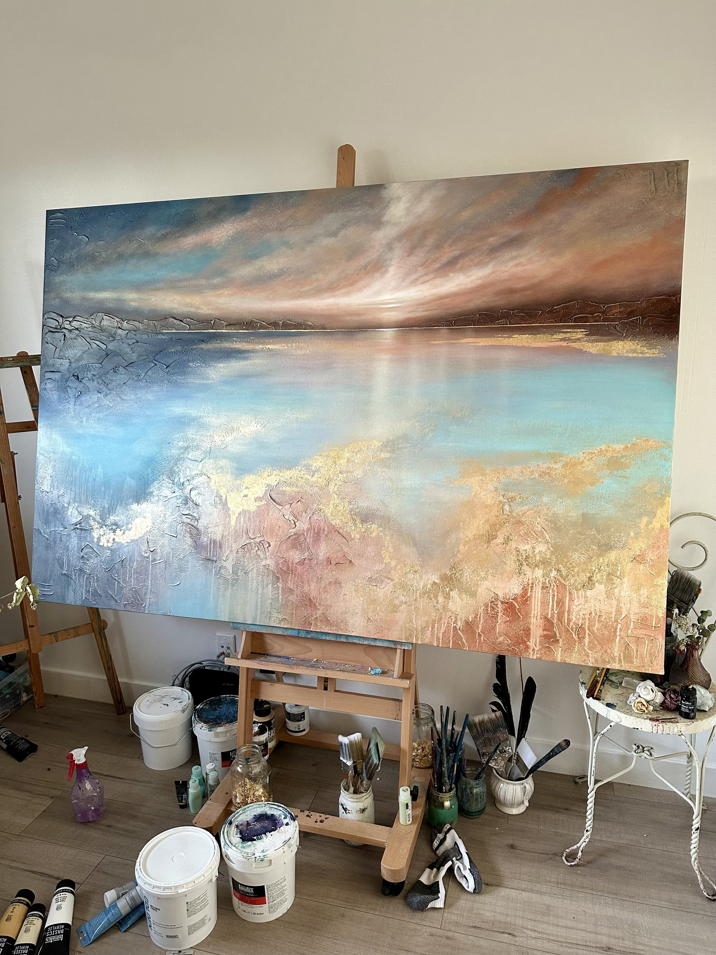 “I Am Free” 48x72" Original Painting