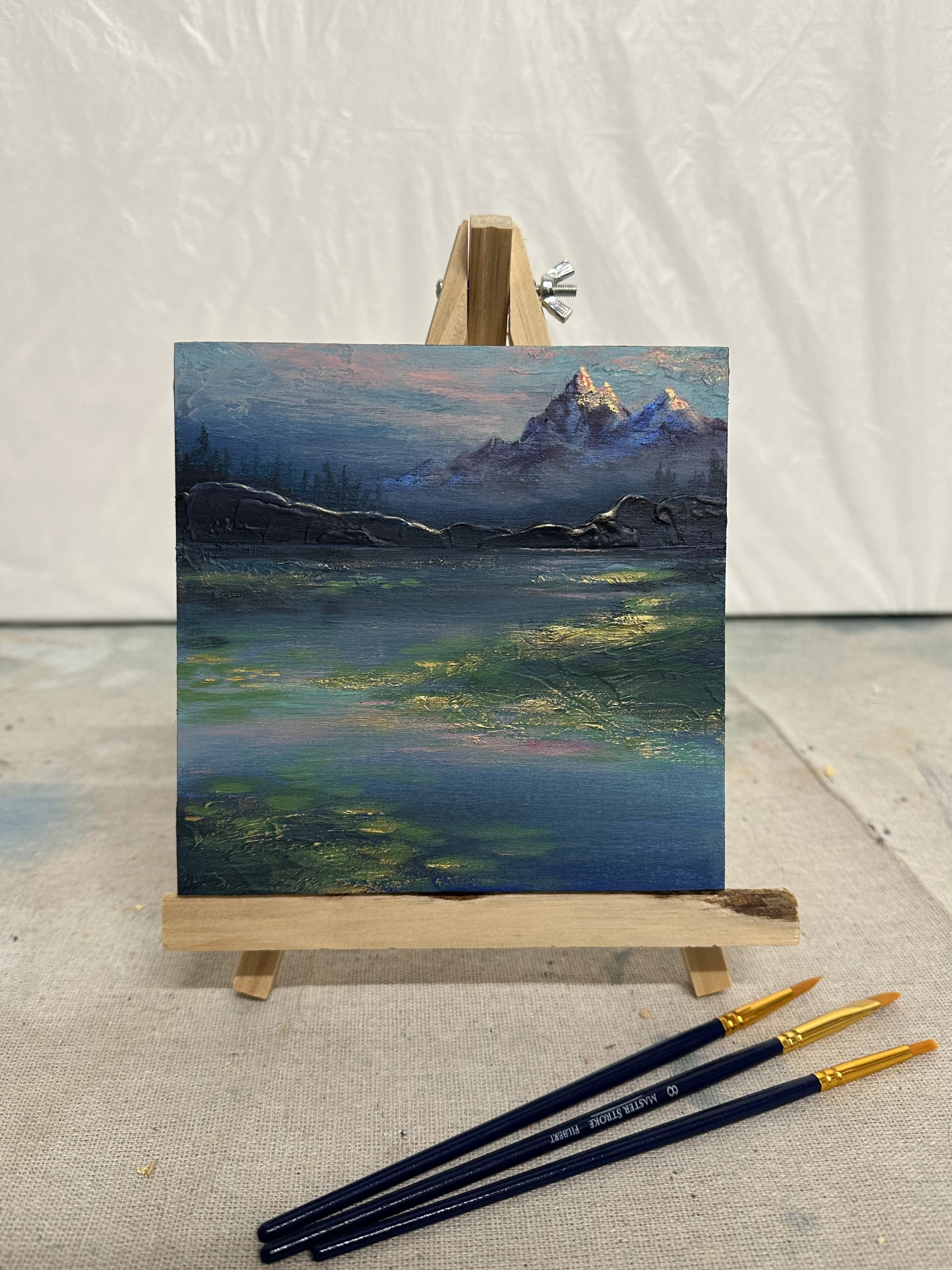 "Autumn Alpen Glow" 6x6"