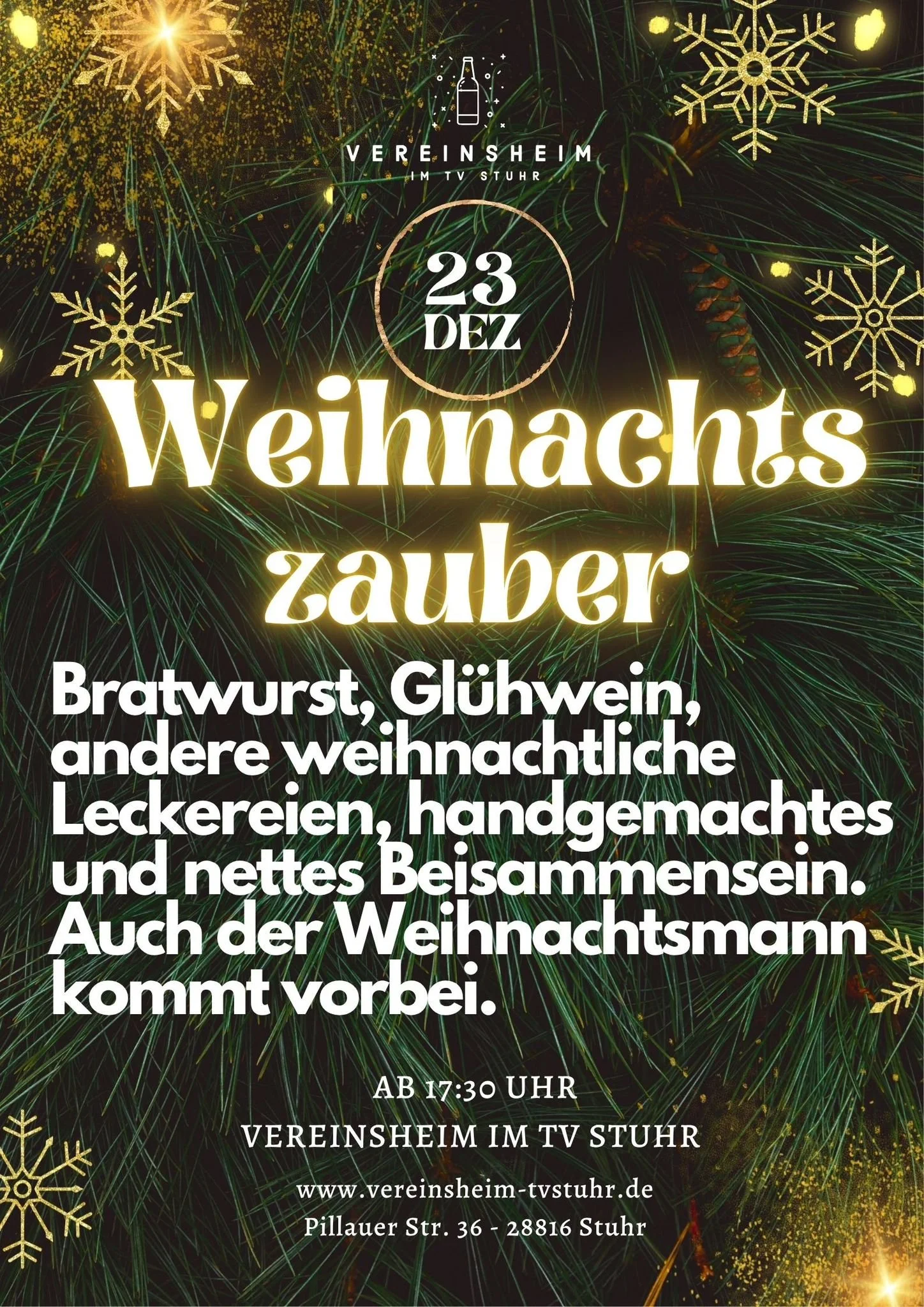 Weihnachtszauber im Vereinsheim