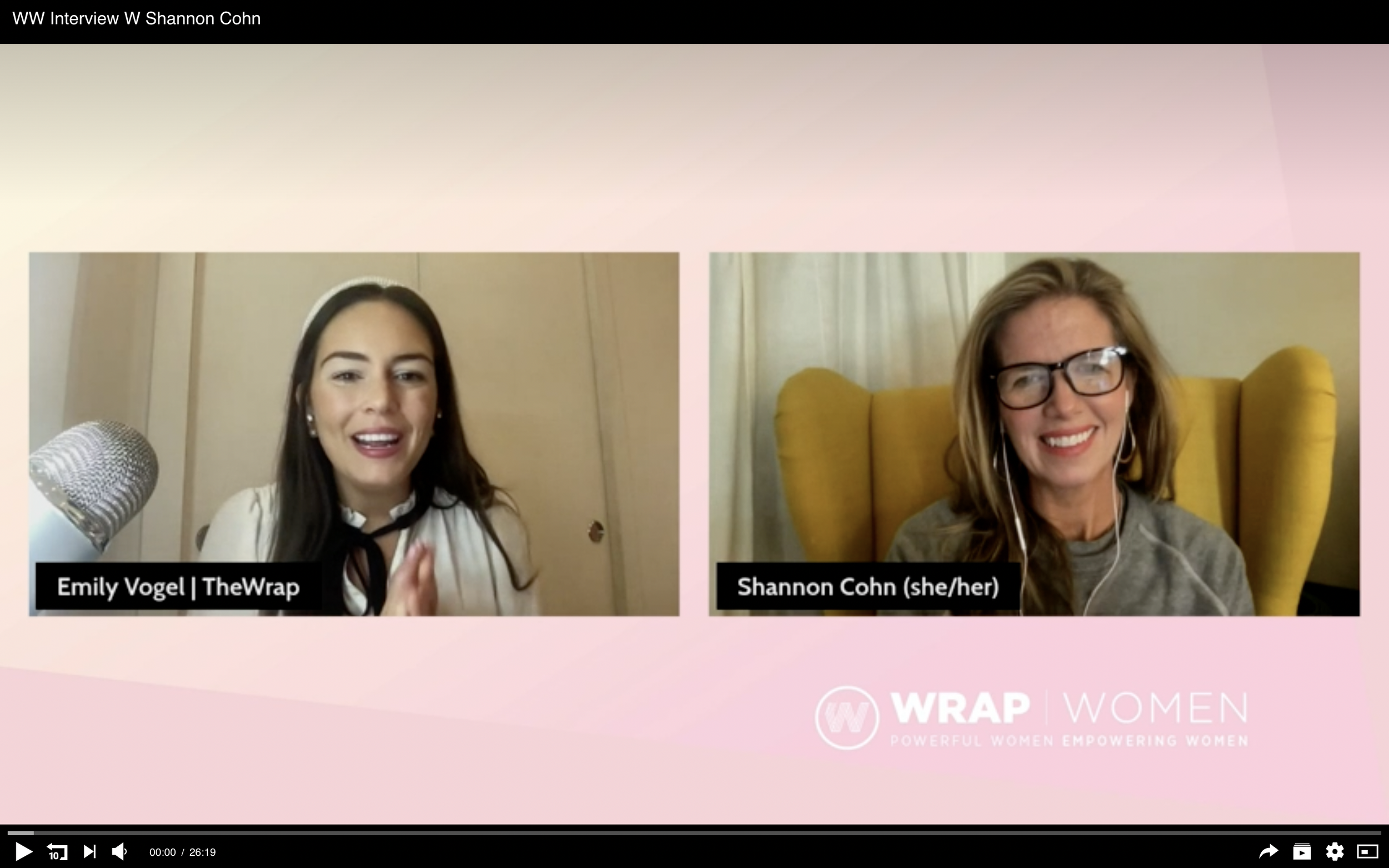 Director Shannon Cohn on Variety's The Wrap