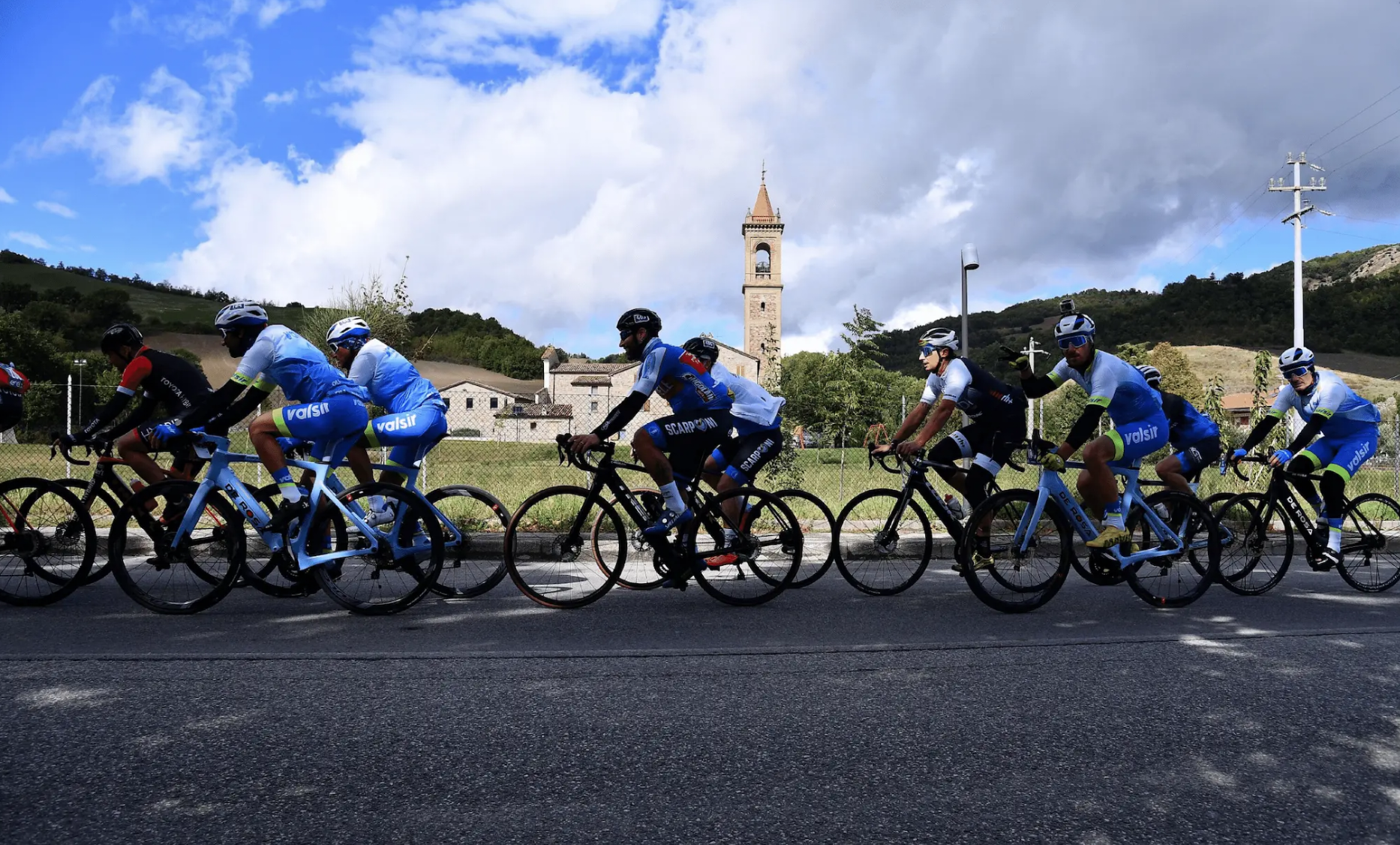 bike riding in Italy