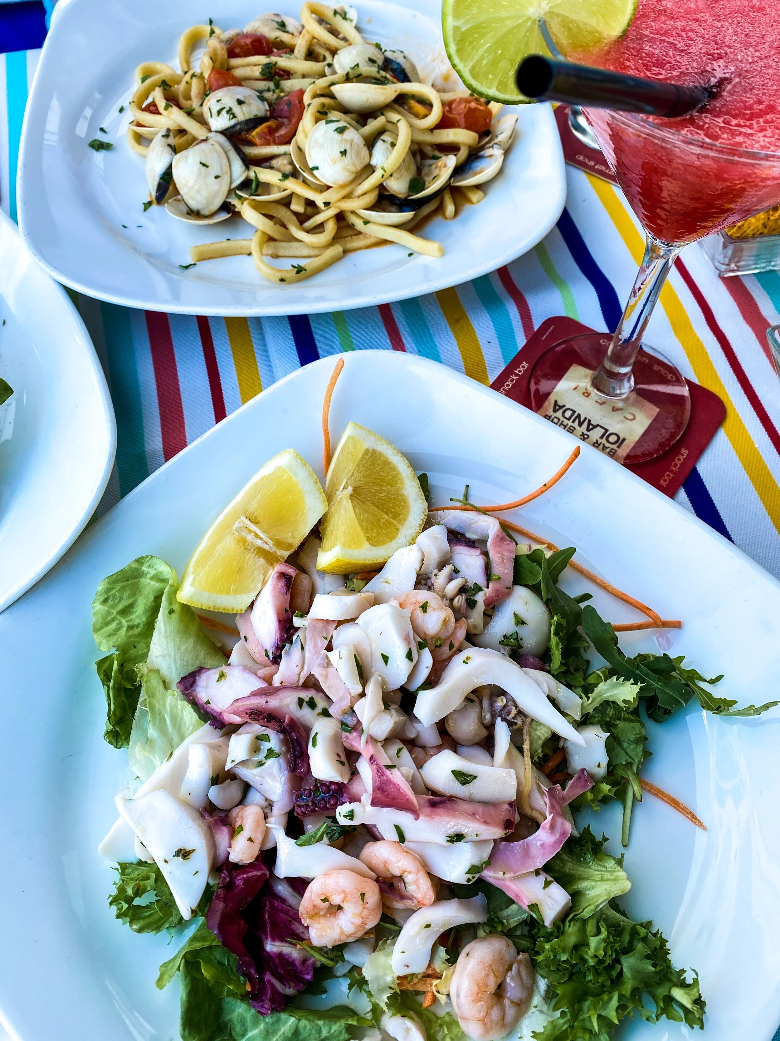 Frutti di mare in Capri