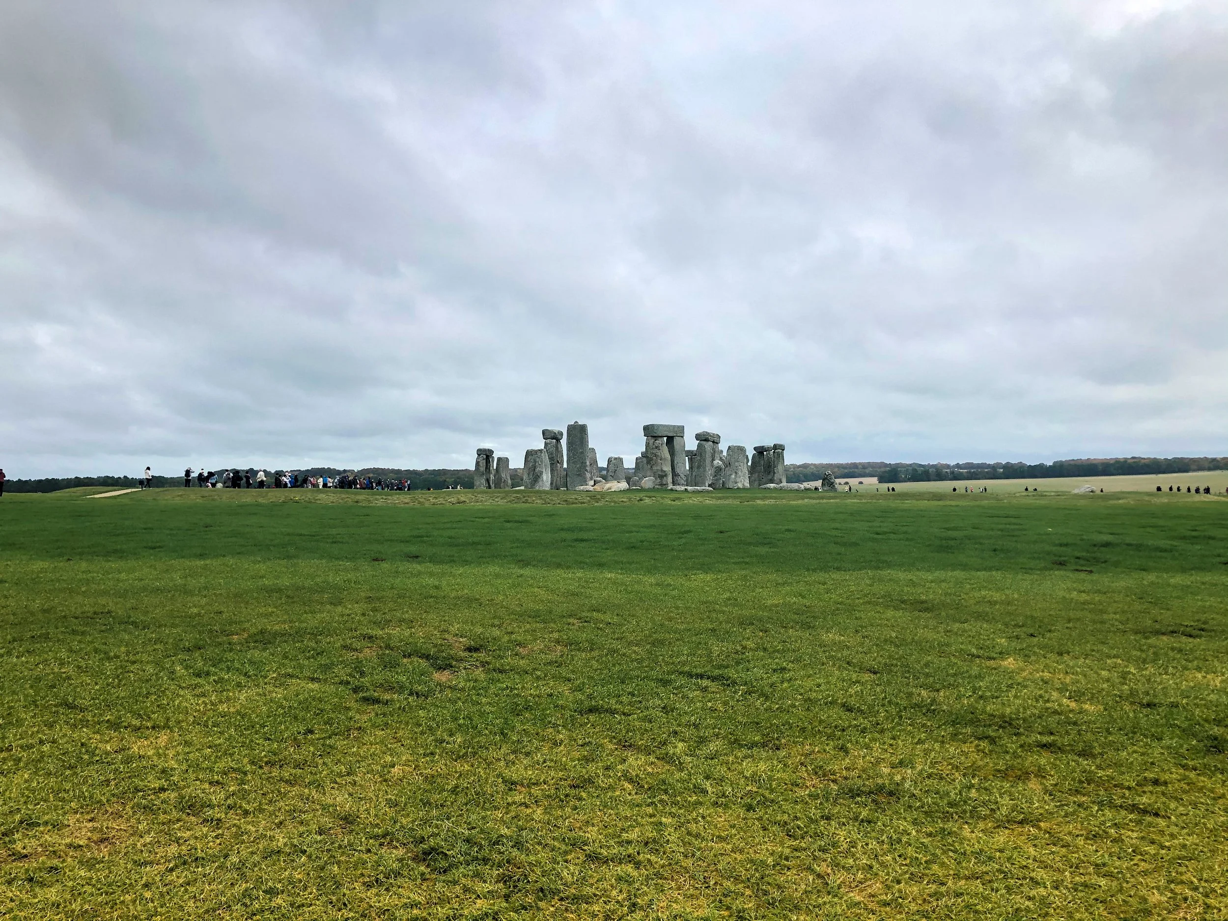 When visiting Stonehenge, you'll find they offer shuttle busses from the visitors centre directly to the rocks. Instead, I opted to take the 10-minute walk and found myself enthralled in the area's eerie reverb, which was amplified by the sight of cu