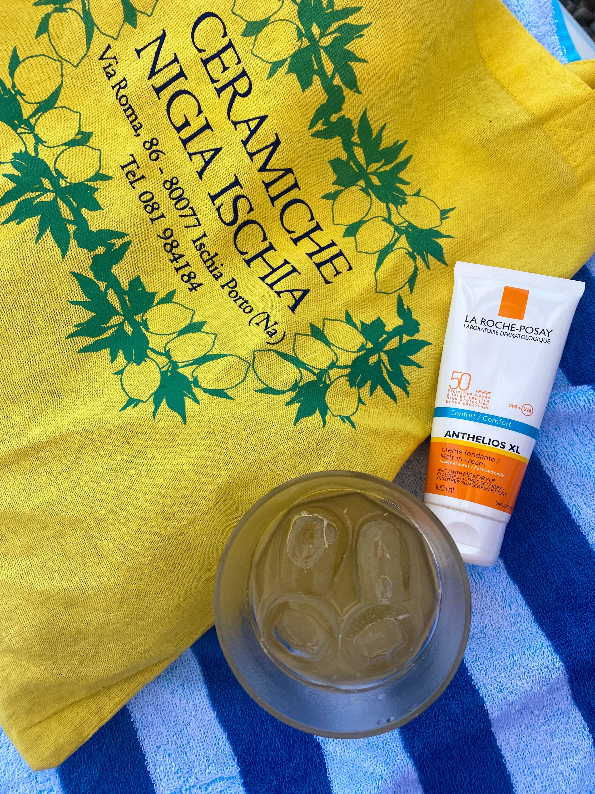 Staying hydrated on Silver Moon Beach