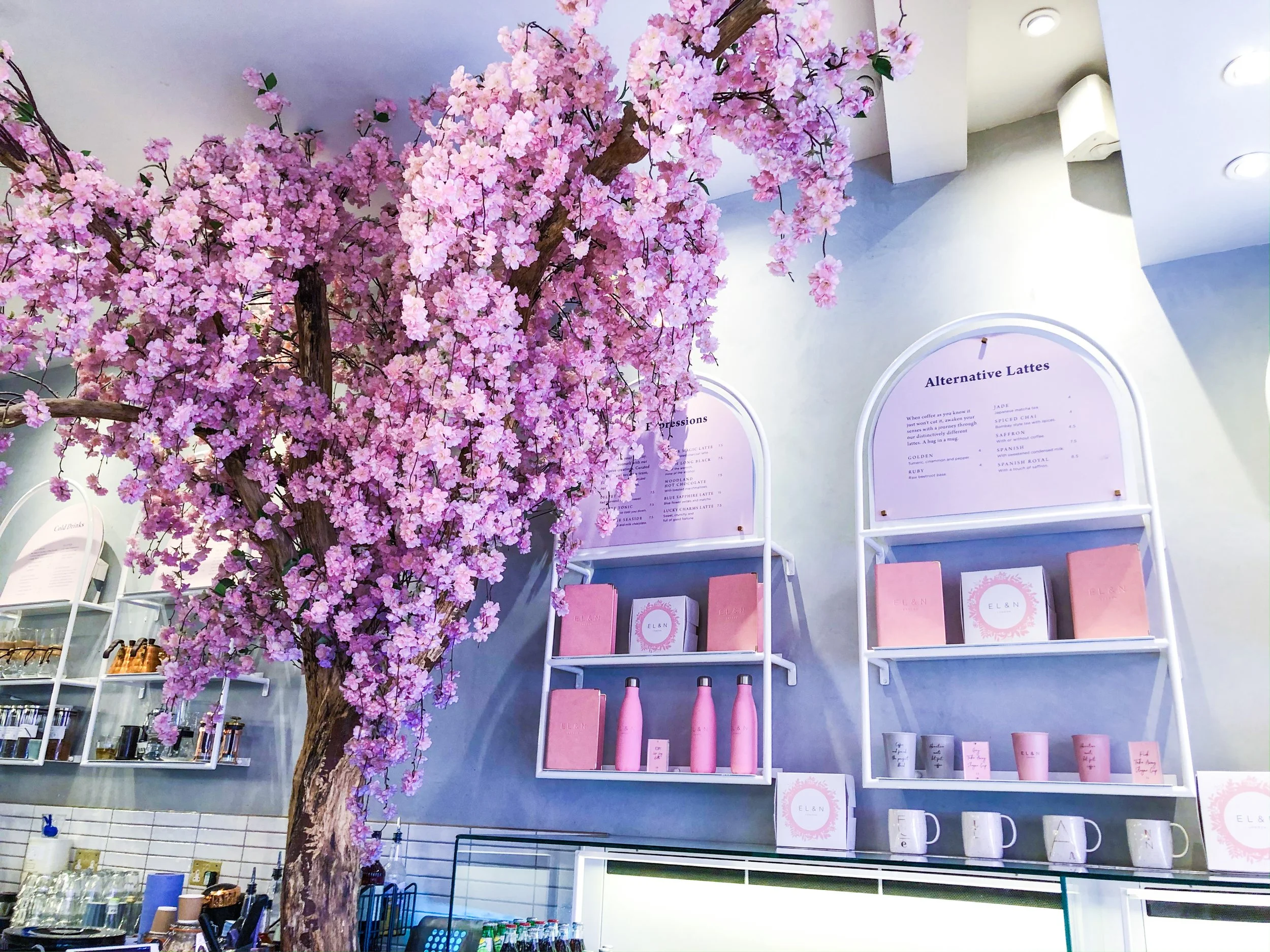 EL&N London might just be the city's most Instagrammable café. The space is decked out in millennial pink decor and serves up some amazing coffee and bright pink pastries. 