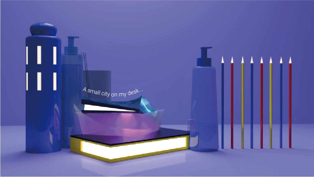 Bring drawings to reality - A small city on my desk
