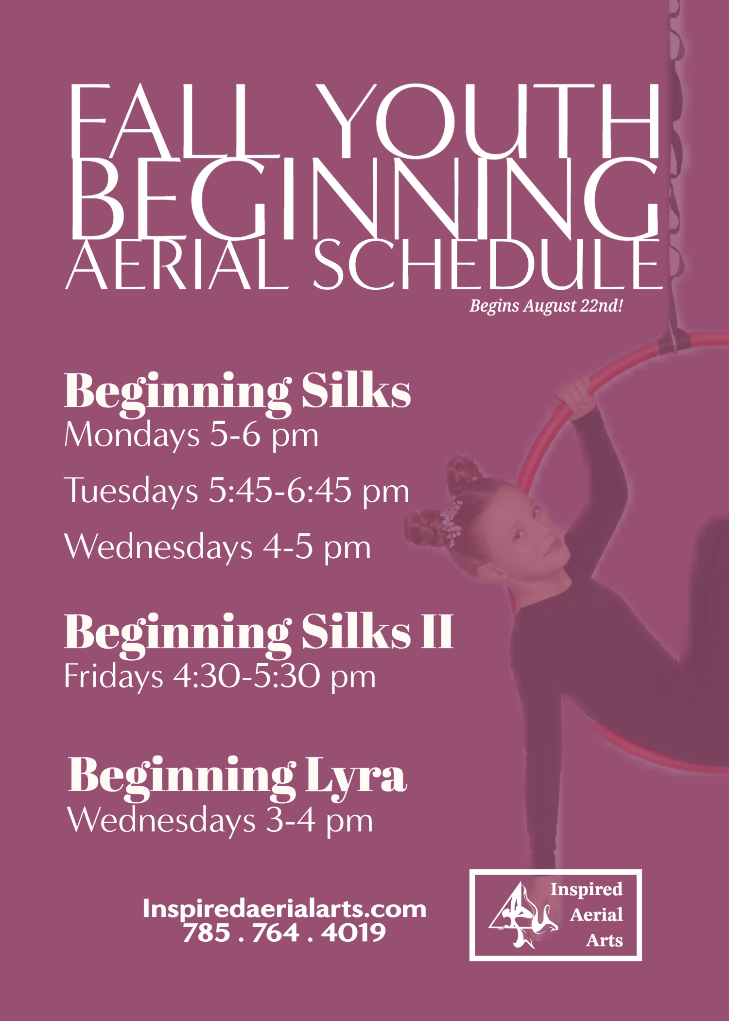 Aerial classes begin this week! — Inspired Aerial Arts
