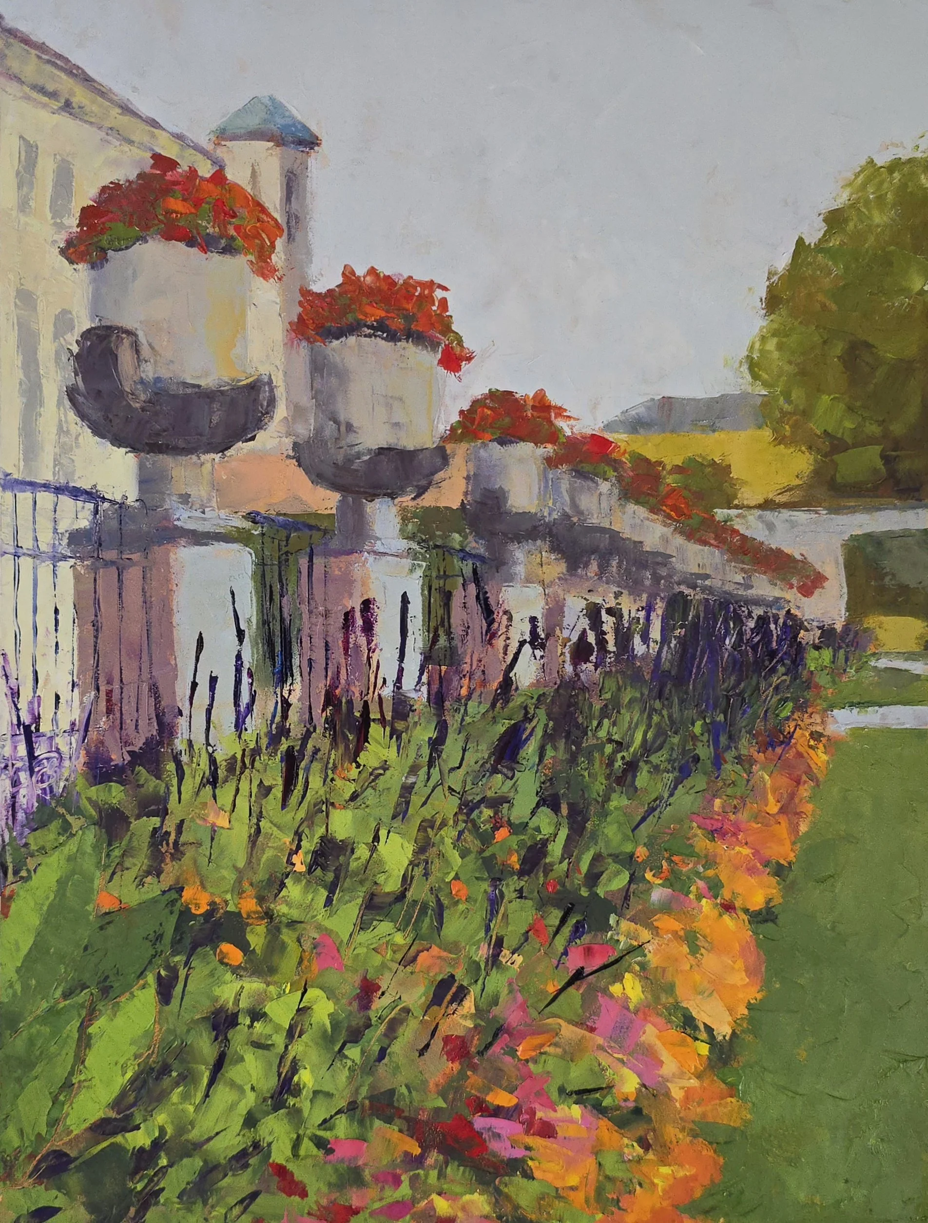 Gardens of Mirabella
Oil on 9" x 12" panel