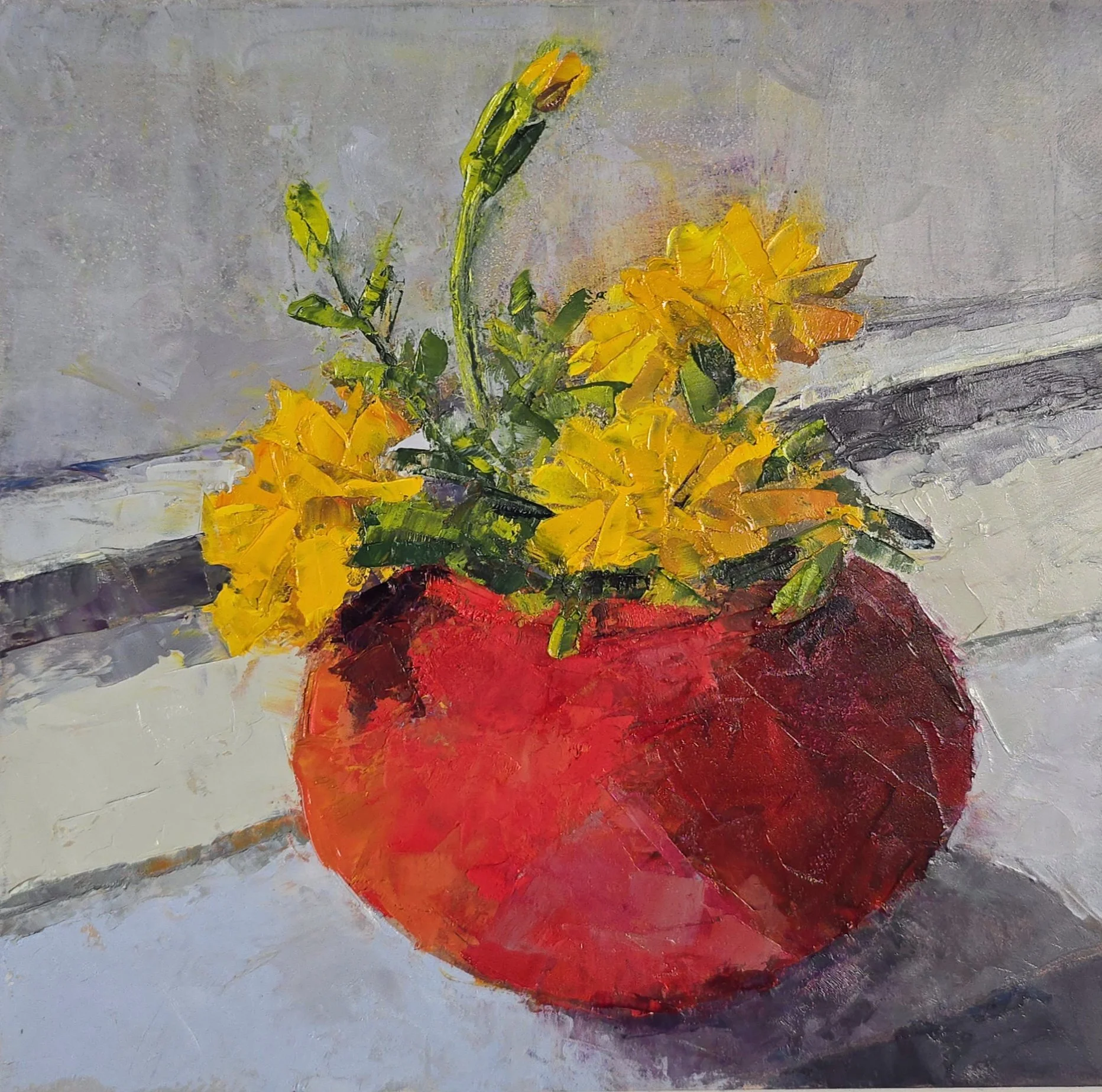 Marigolds
Oil on 6" x 6" panel   SOLD