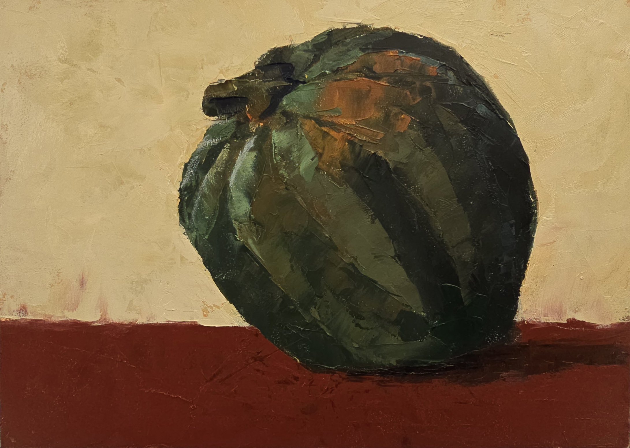 Acorn Squash 
Oil on 7" x 5" panel