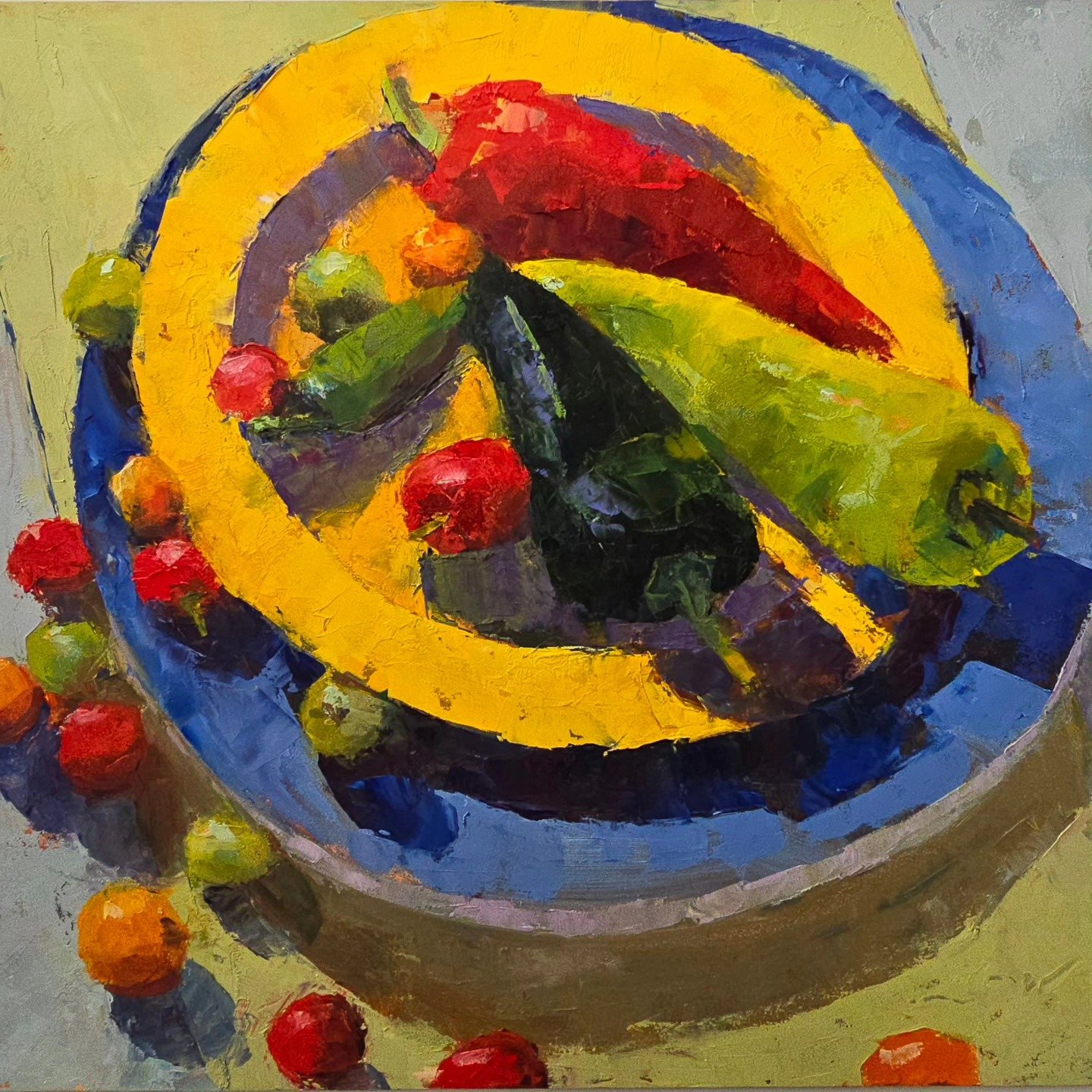 Salsa!
Oil on 8" x 8" panel