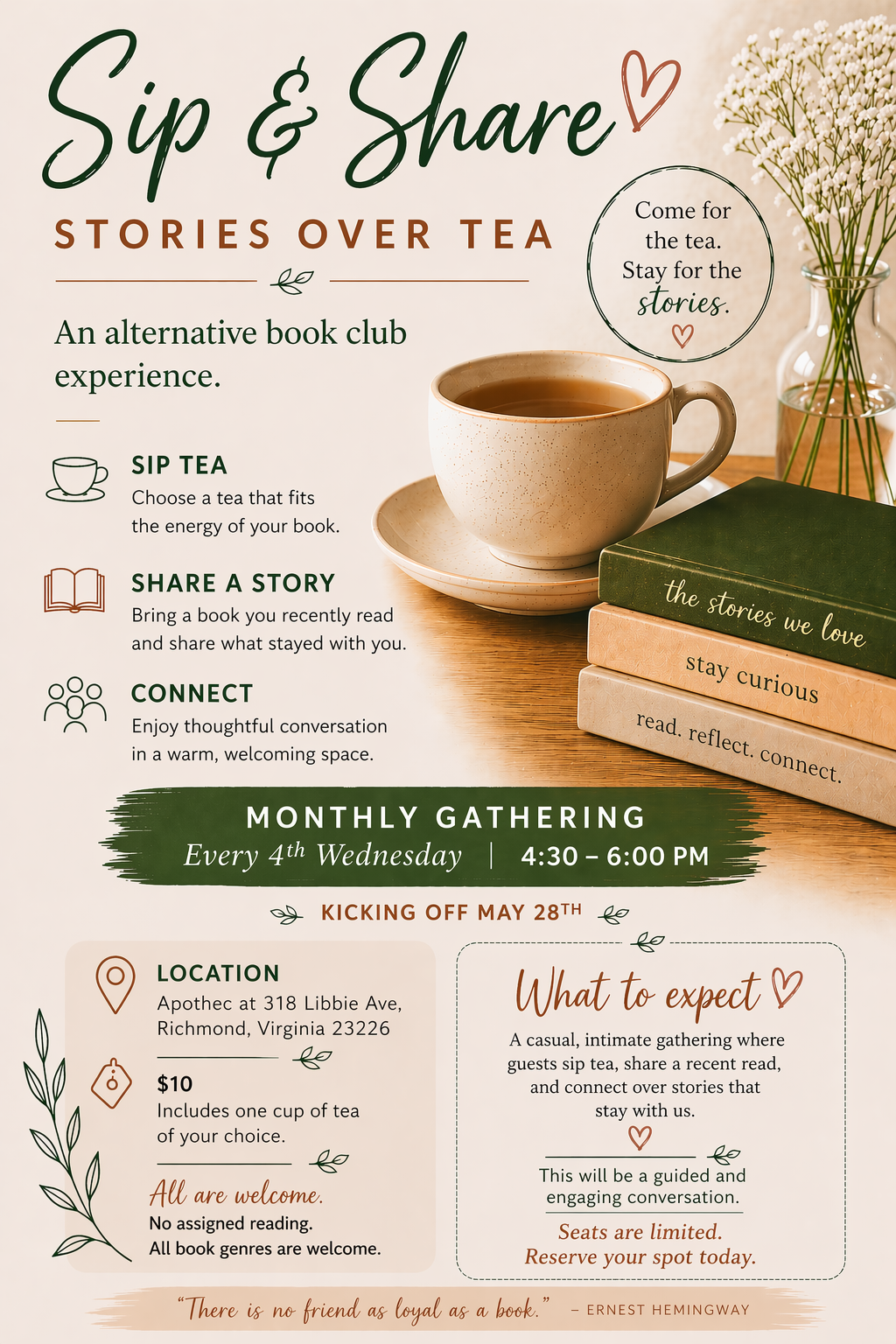 Sip & Share: Stories Over Tea