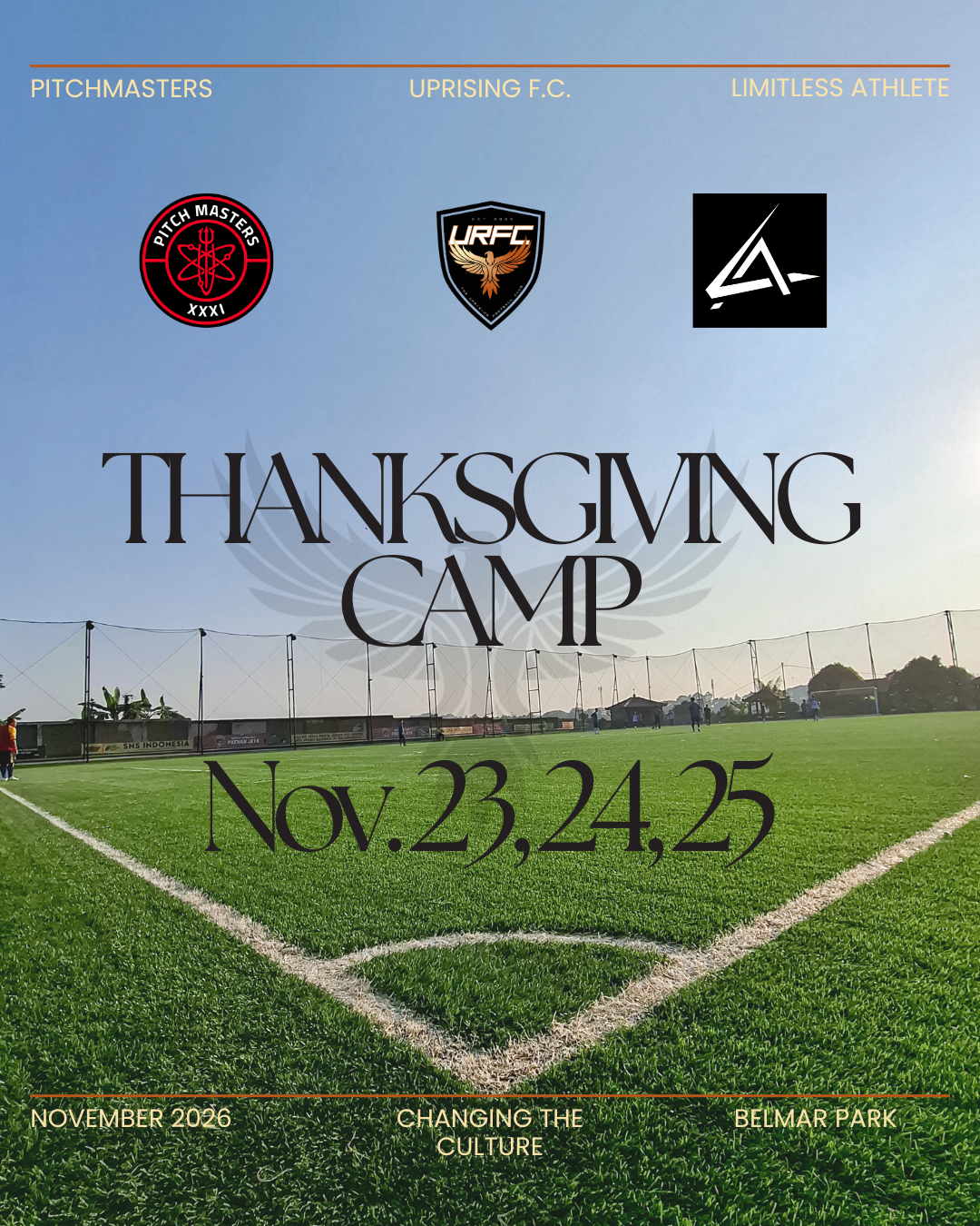 URFC x PitchMasters x Limitless Athlete Thanksgiving Camp