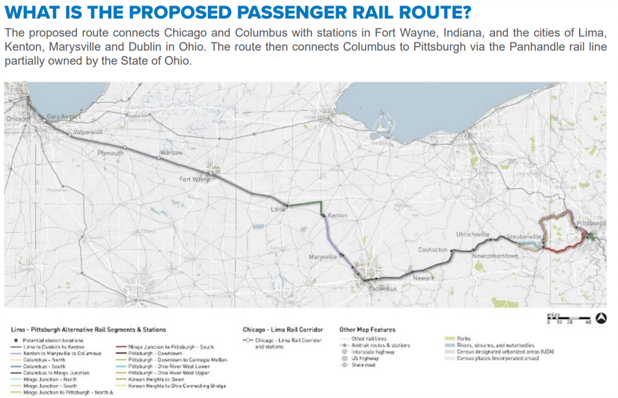 Effort to Bring Passenger Rail in Central Ohio