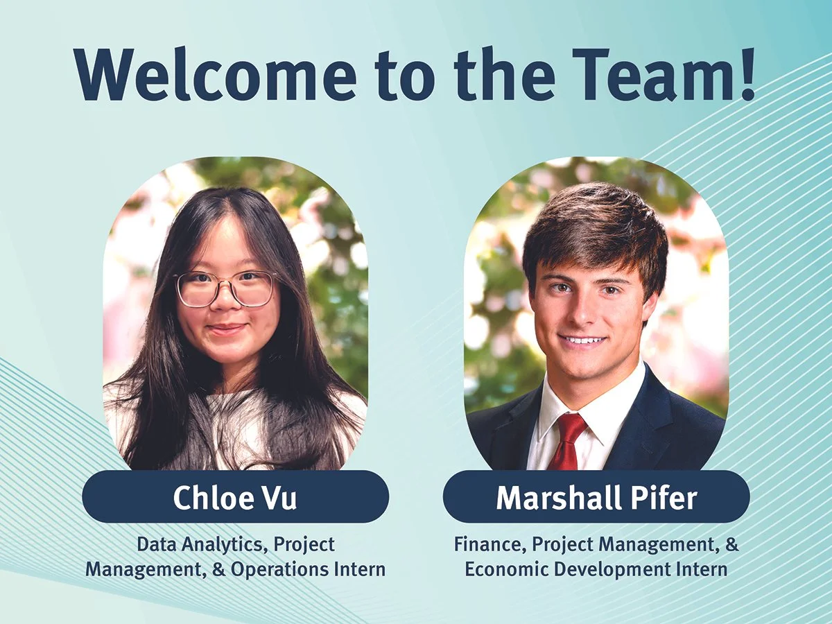 Interns, Chloe Vu and Marshall Pifer, join the NS team from Denison University.