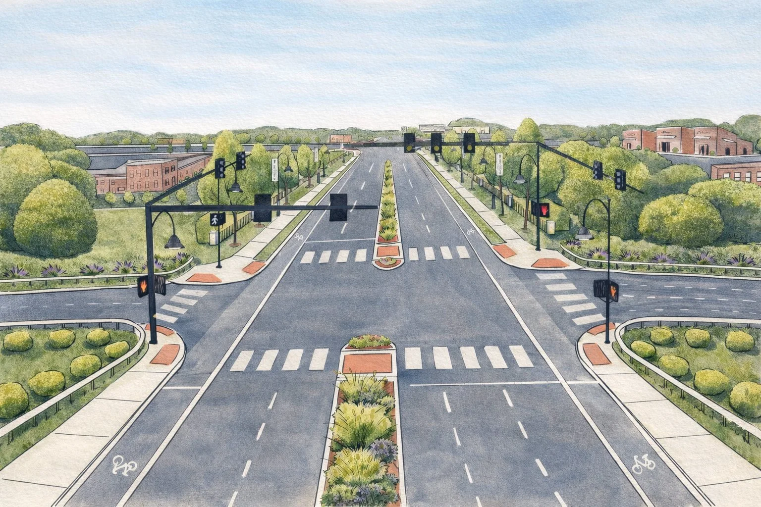 I-71 Exit & Entrance Ramp Intersection Concept 