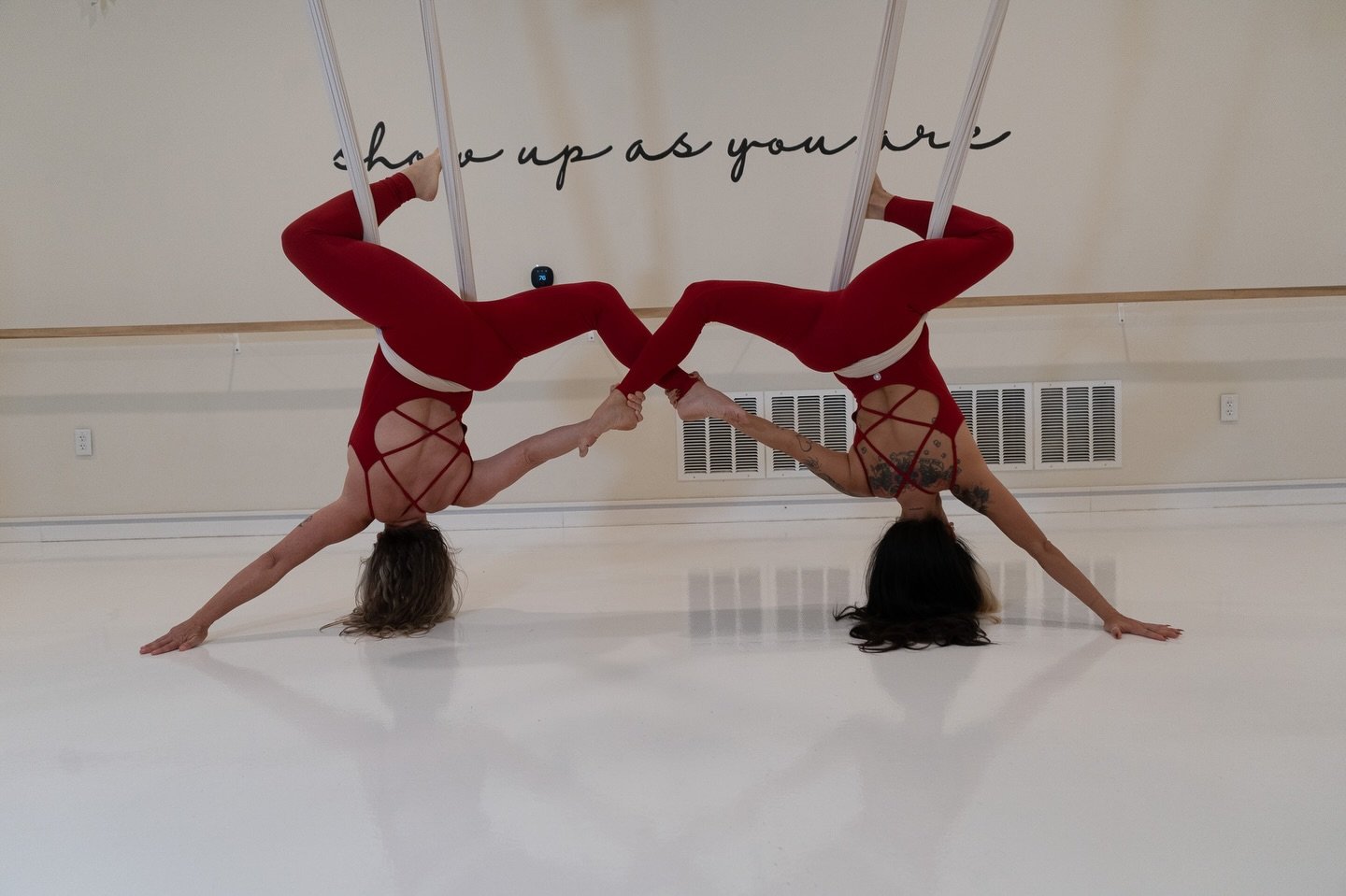 📣ARE YOU READY???
We&rsquo;re literally taking things to the next level&hellip;

Come find new heights with us and experience yoga from a whole new angle. Get ready to flip, twirl, and stretch in the air. 

We&rsquo;re Now a Yoga Alliance Accredited