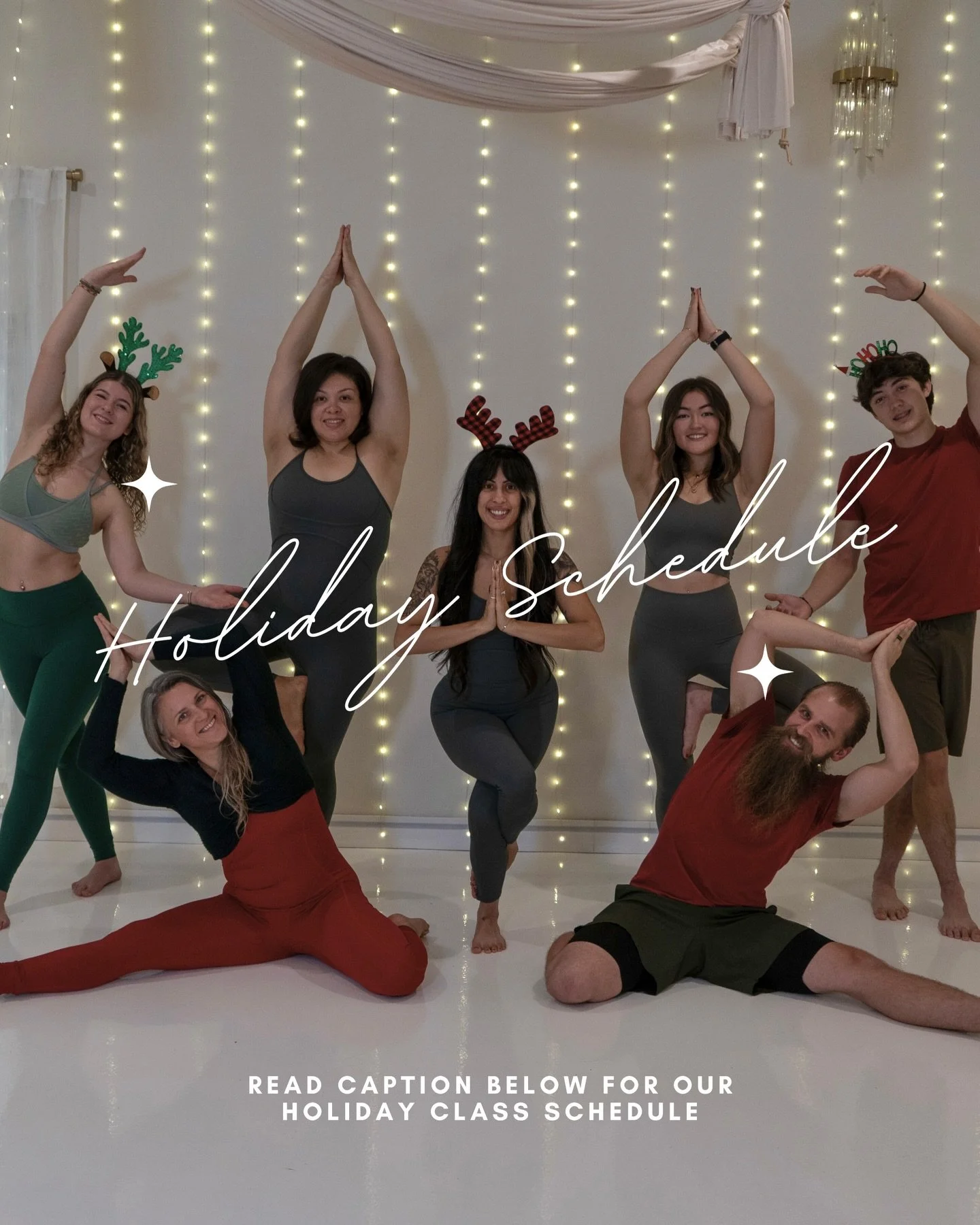 Holiday Class Schedule at Empower Hot Yoga

❄️ 12/24 Christmas Eve
9am Empowered Hot with Briana 
12pm Pilates Sculpt with Josh 

❄️ 12/25 Christmas Day
10:30am Hot Holiday Flow with Josh
(FREE COMMUNITY CLASS)

❄️ 12/26 Day after Christmas
All class