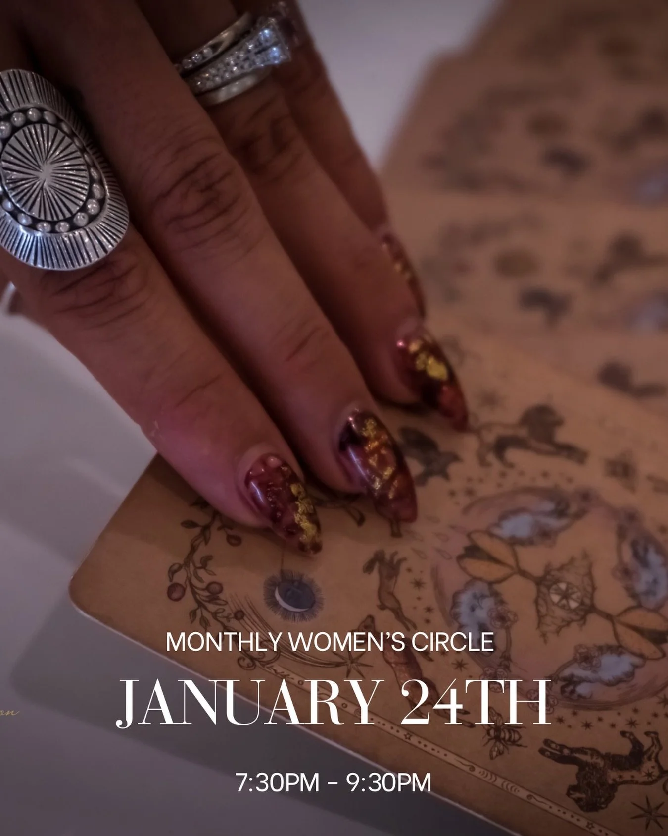 Foundations &amp; Frequency Women&rsquo;s Circle

January asks us to decide, declare, and move &mdash; but the Wheel of the Year tells a different story.

This is still winter.
A time for listening.
For rooting.
For feeling what&rsquo;s steady beneat