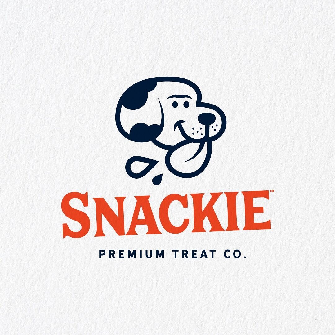 For tail wags &amp; butt wiggles: It&rsquo;s SNACKIE 😋 A concept brand. I was working on something else when I found a little dog doodle from a couple years ago, and I felt he deserved a new lease on life. 🐶 So I vectorized him and built Snackie ar