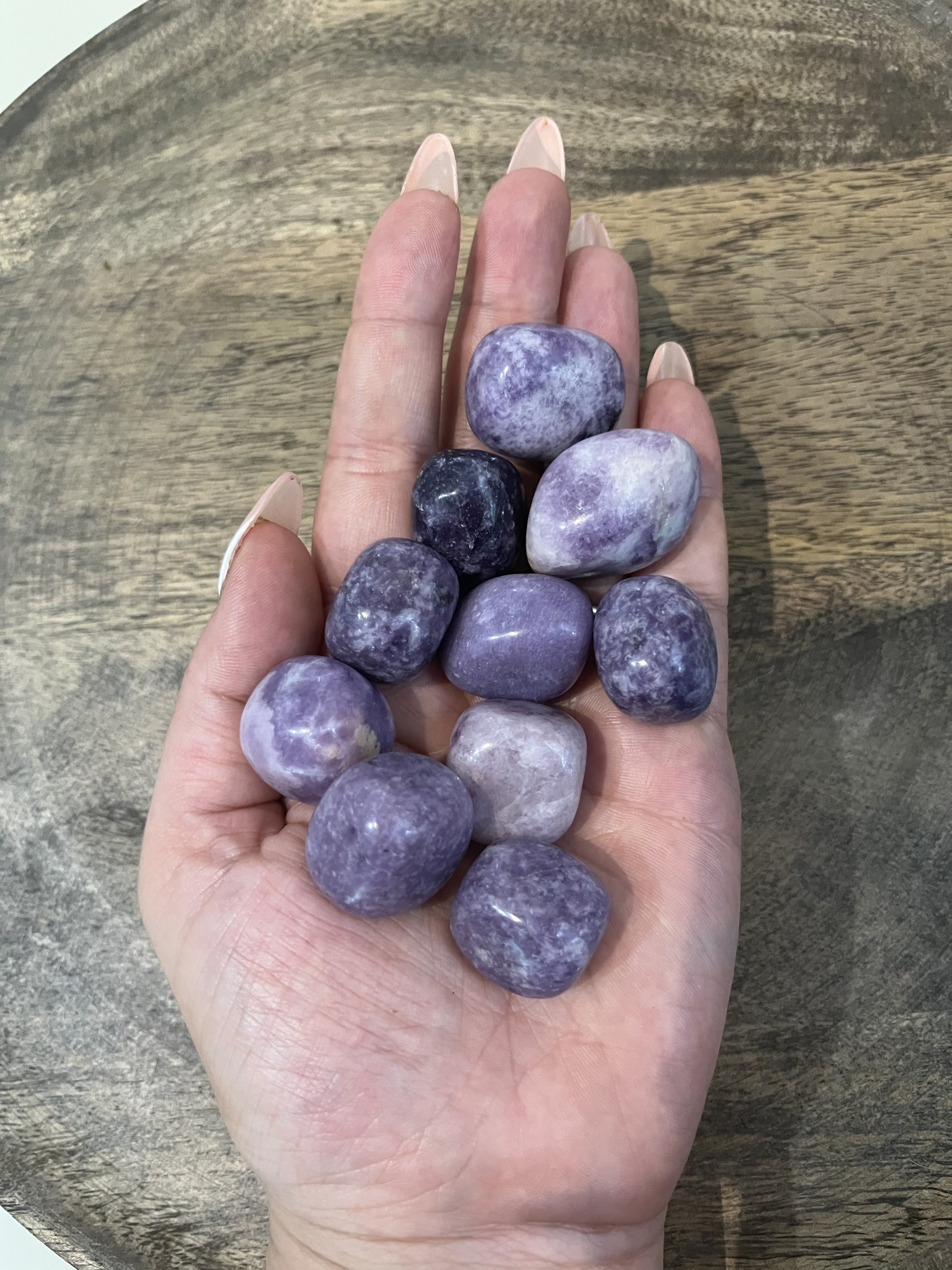 Lepidolite Tumbles