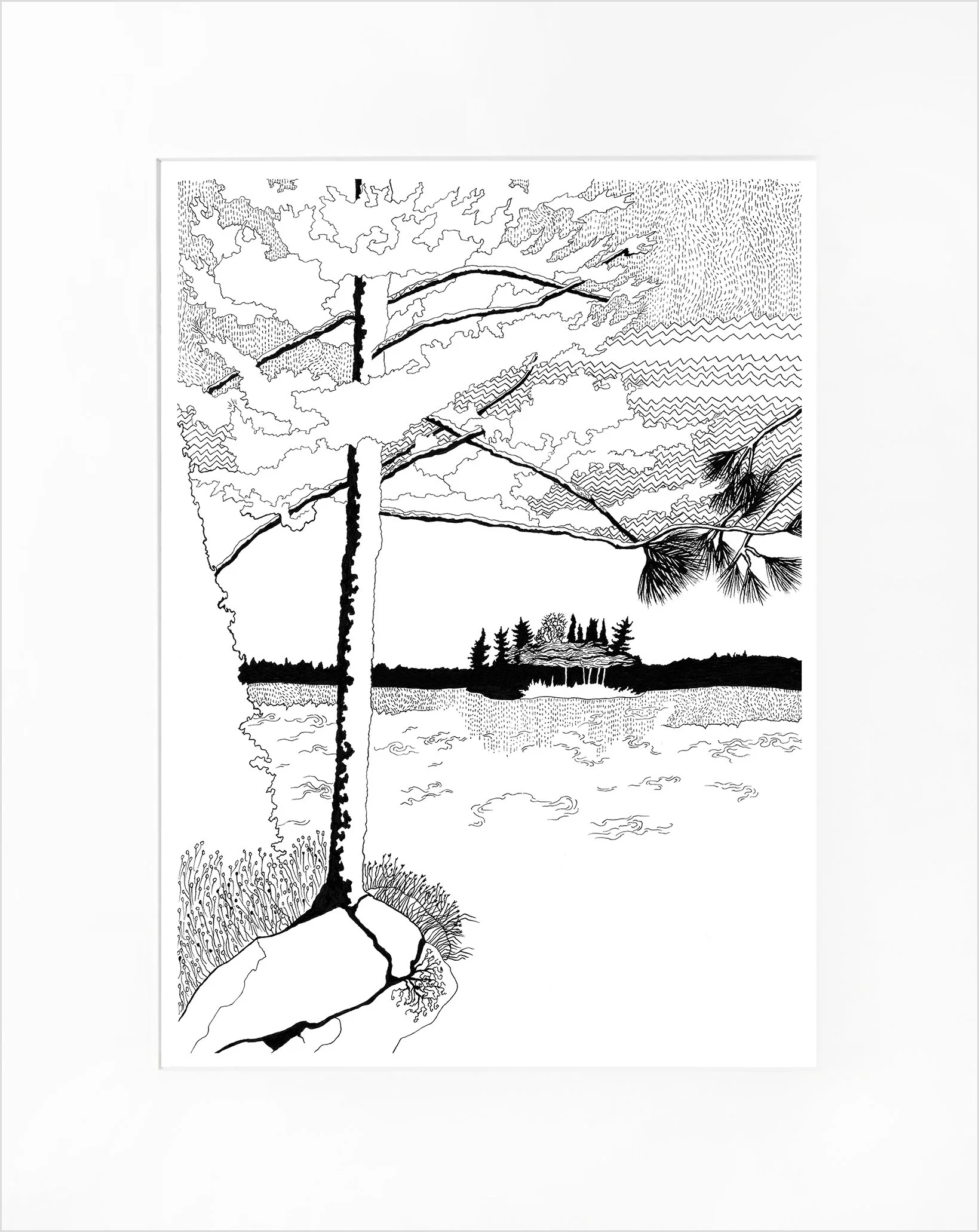 Karen-Kopacz-12x16-Boundary-Waters-Matted.jpg