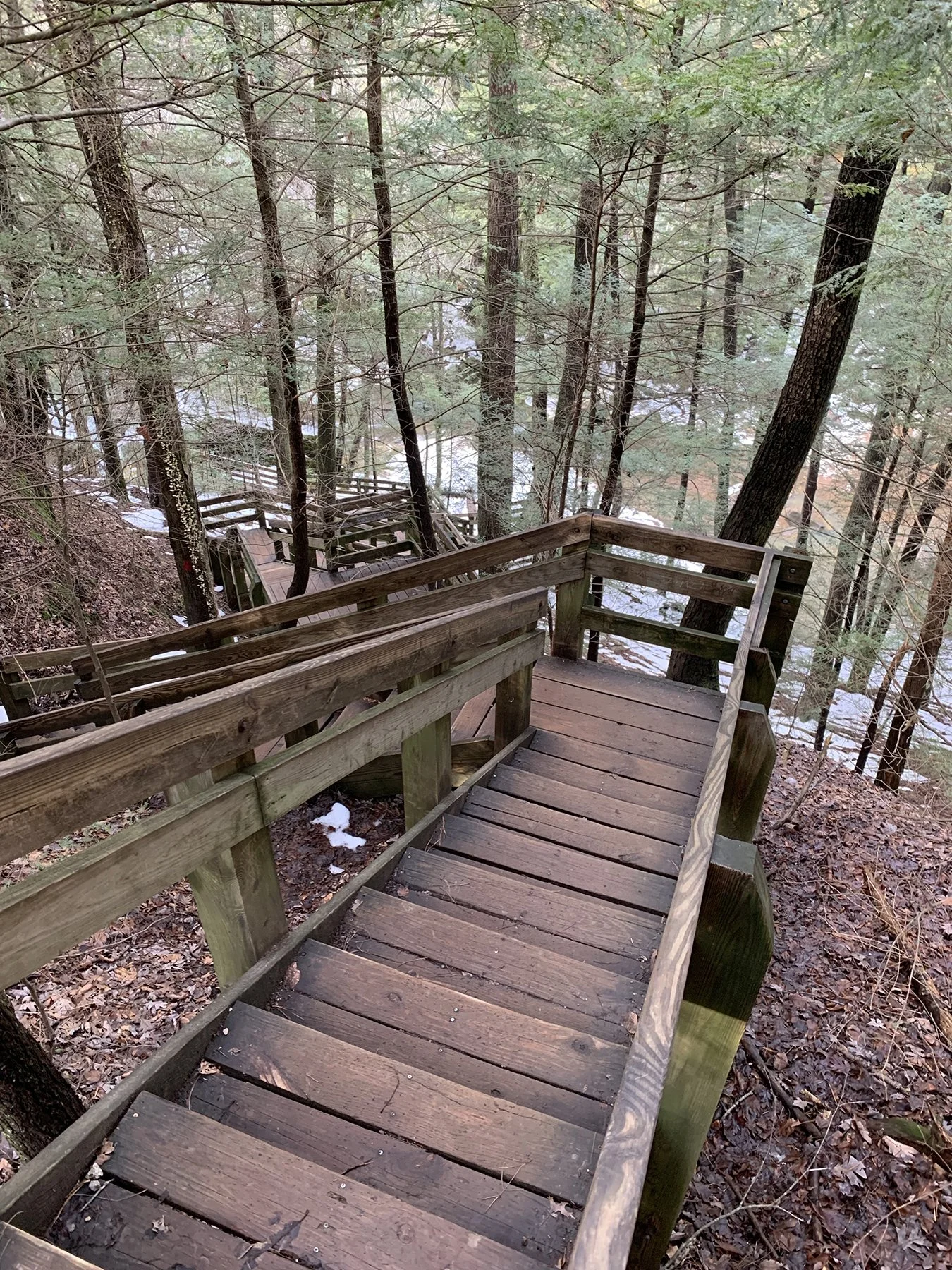 Stairs at Cedar Falls