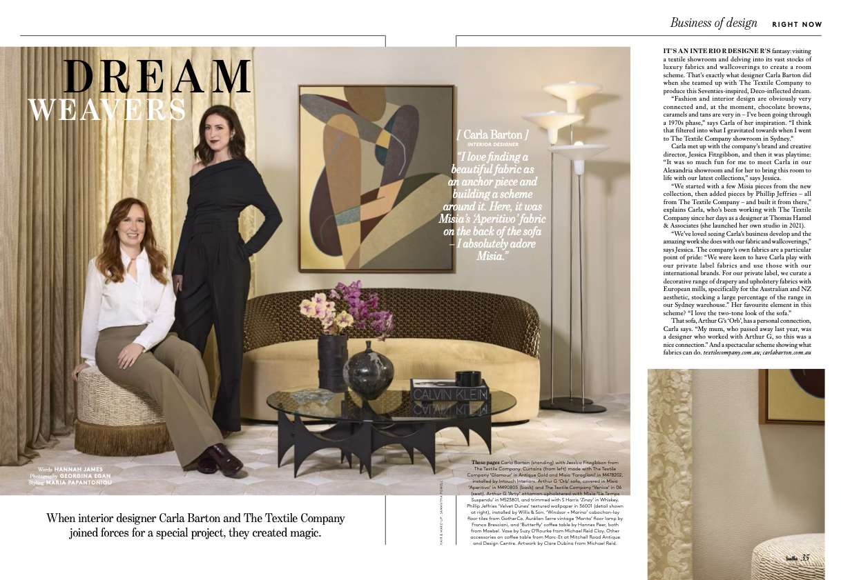 Belle August 2026 | Business of Design
Photography Georgina Egan