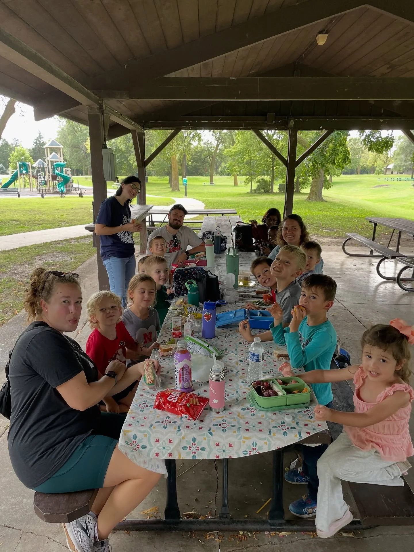 🍁 We welcomed Fall with a nature hike at Pioneers Park! Our students and families enjoyed learning more about our little corner of creation. Thank you to our guides and the Pioneers Park Nature Center!