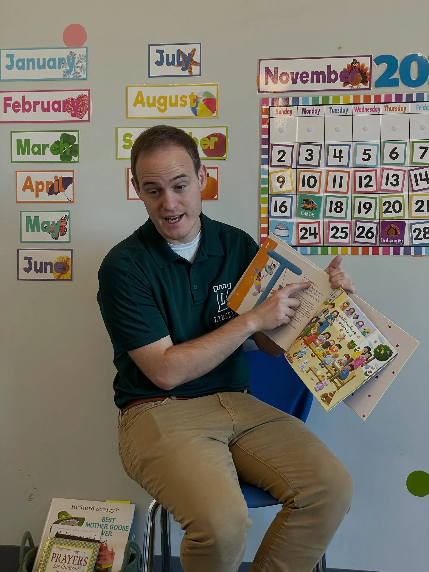 Board members Thomas Dzuris and Lincoln Korell visited the classrooms today. Teaching and training our students is a team effort, and we are thankful for engaged leaders!