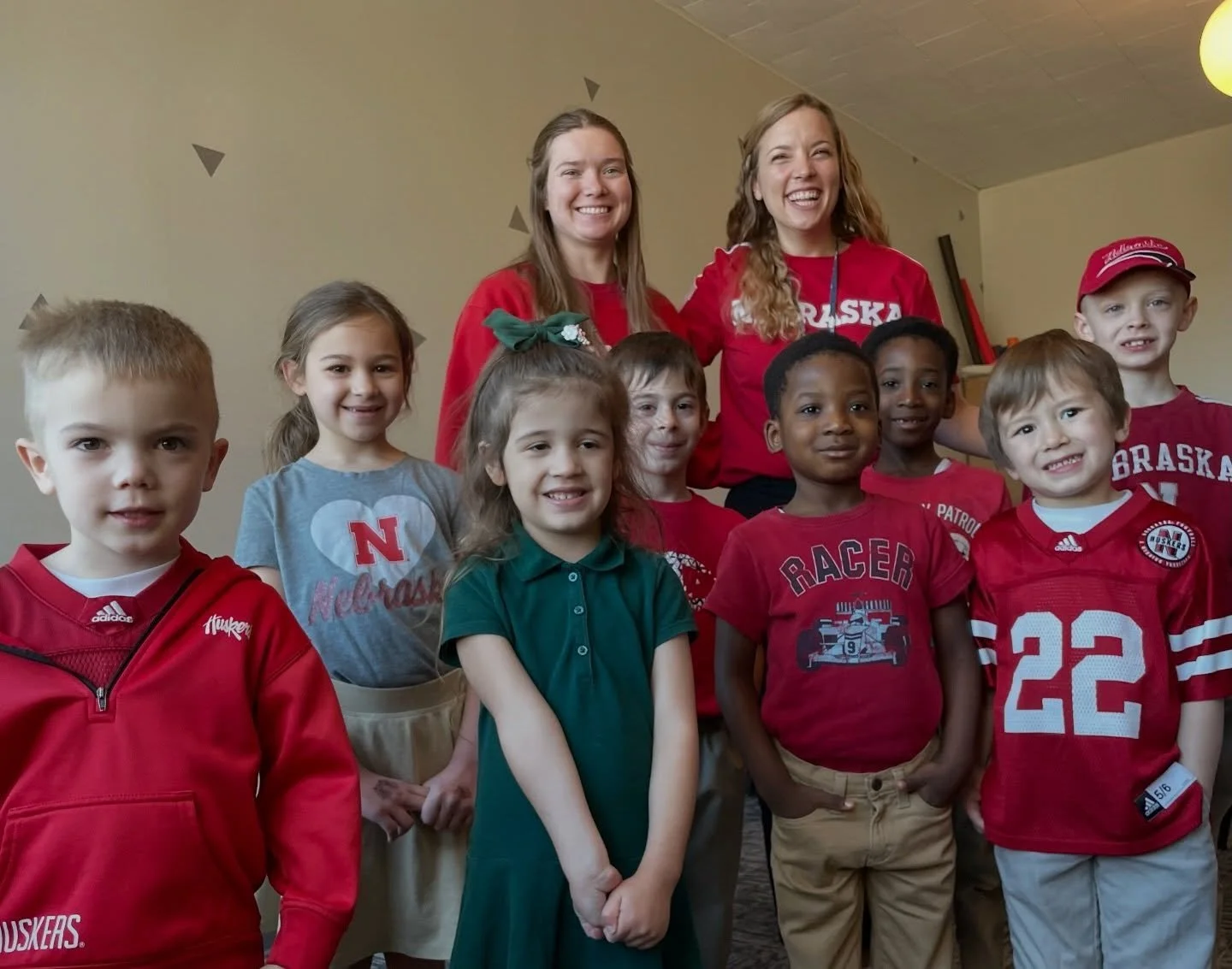 Wearing red to cheer on our Huskers! #GBR 🏀