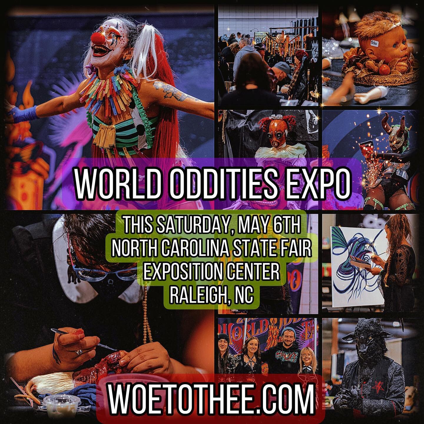 🙀‼️TOMORROW IS THE DAY, ARE YOU READY!?‼️🙀

🚨RALEIGH - ITS ALMOST TIME ⏰ Who are we gonna see this weekend?  What performers are you excited to see?  Have you had your eye on one of the vendors?  Which classes have you signed up for?  What speaker