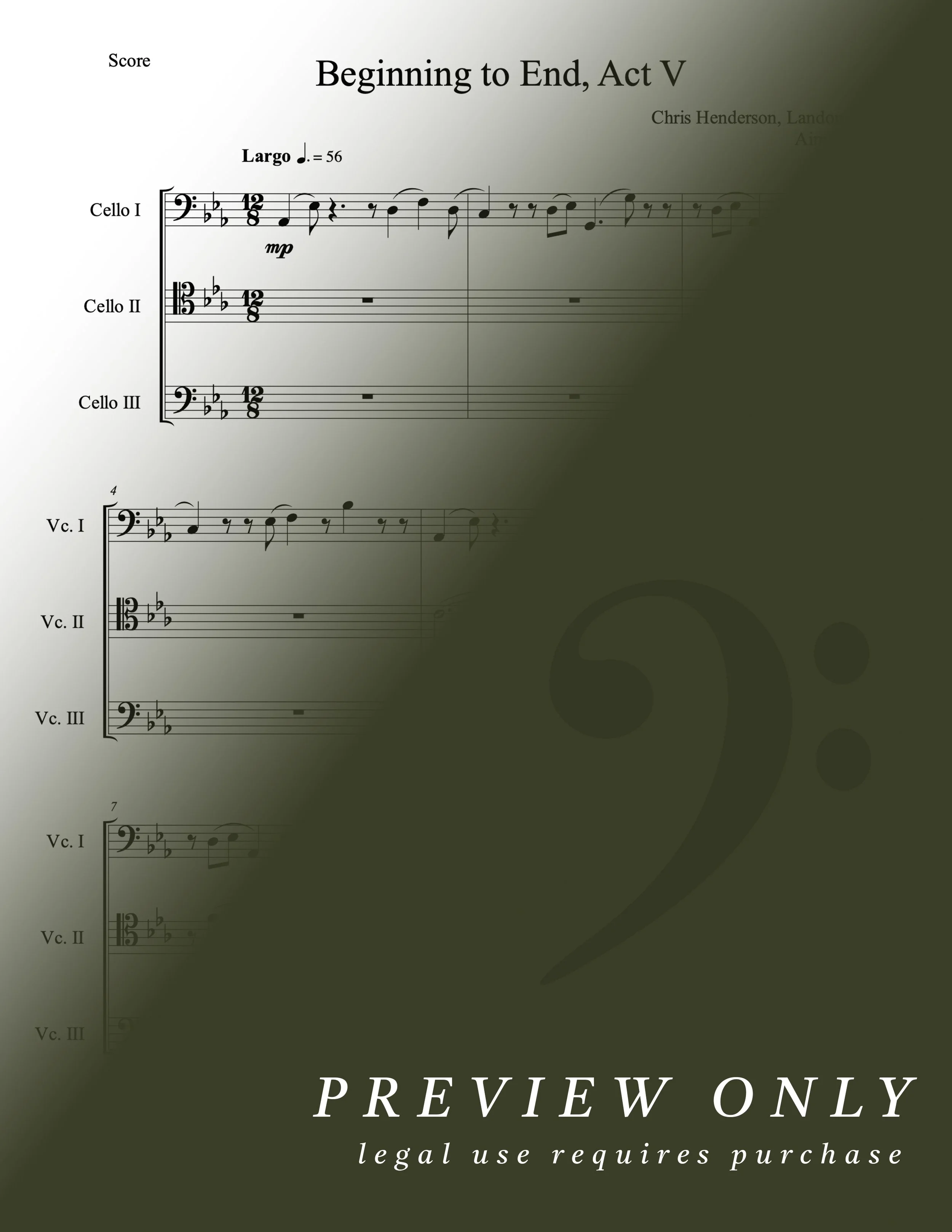 Beginning to End Act V