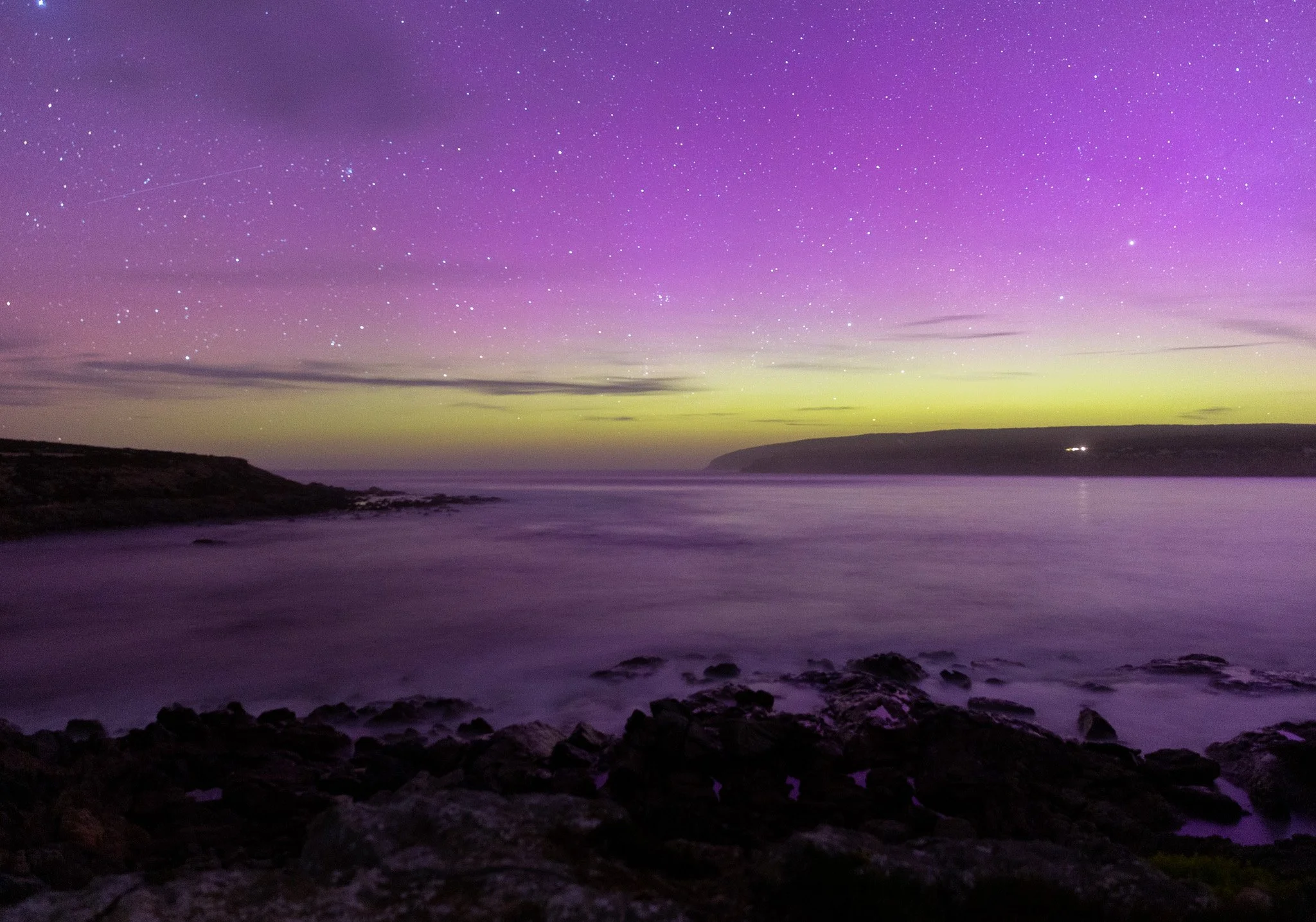 Aurora Australis at Fishery Bay